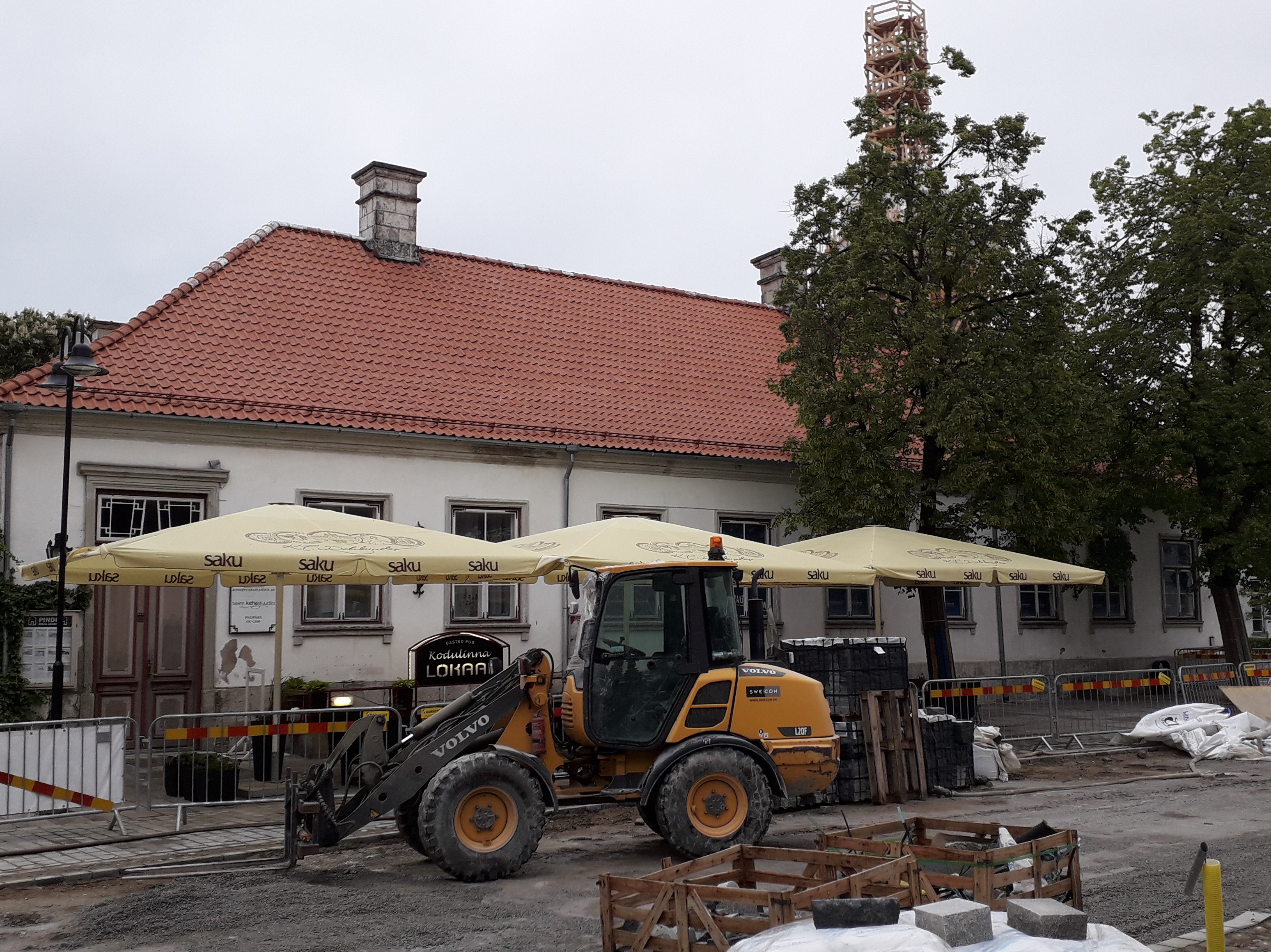 Estonian summer place Kuresaar : postkontor rephoto