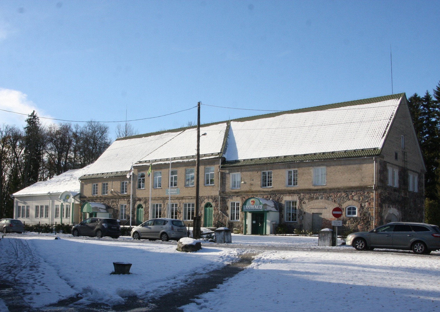 Lustivere Ühispiimatalituse hoone 1930.a. rephoto