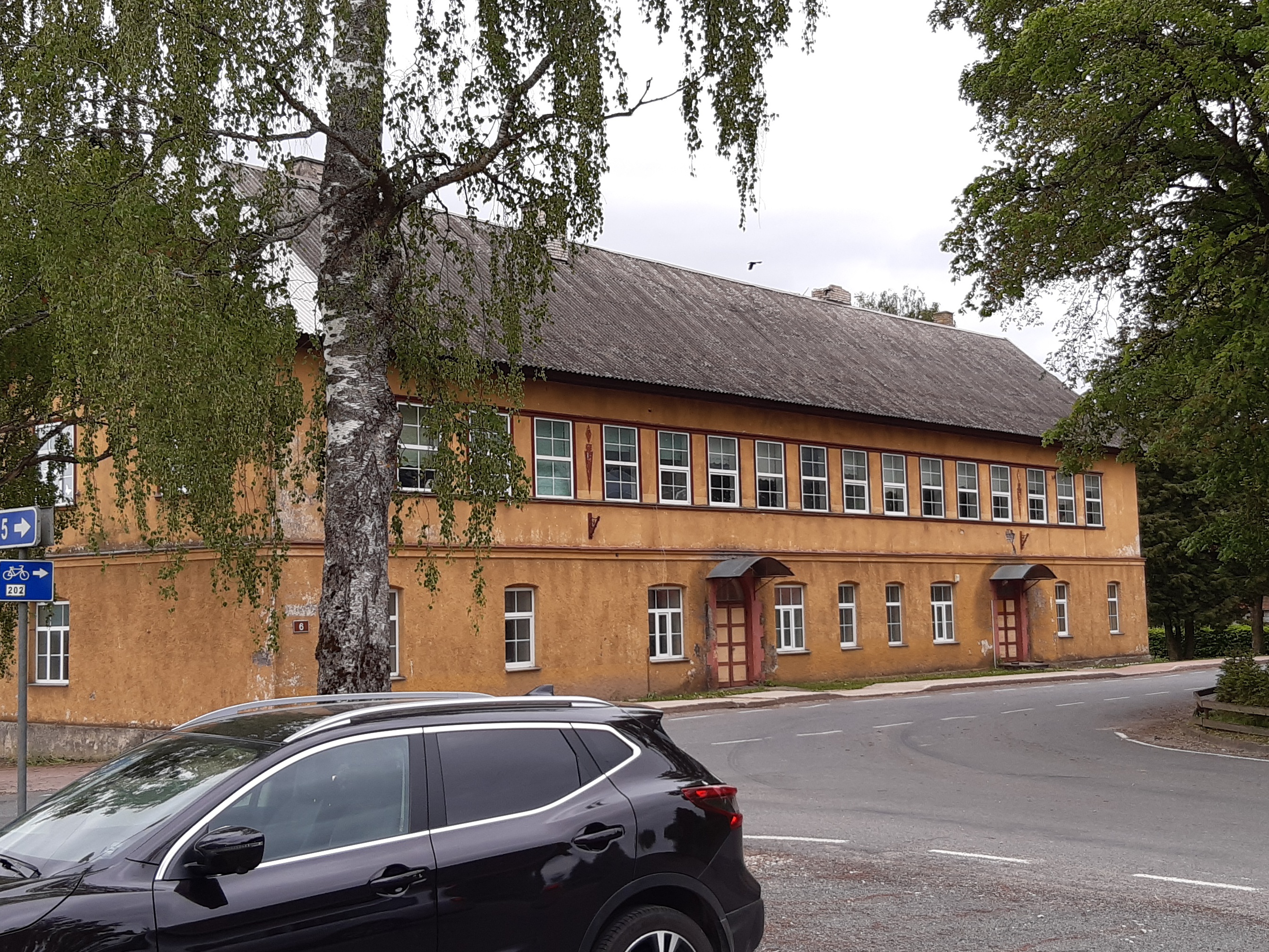 Palamuse schoolhouse 1949 rephoto