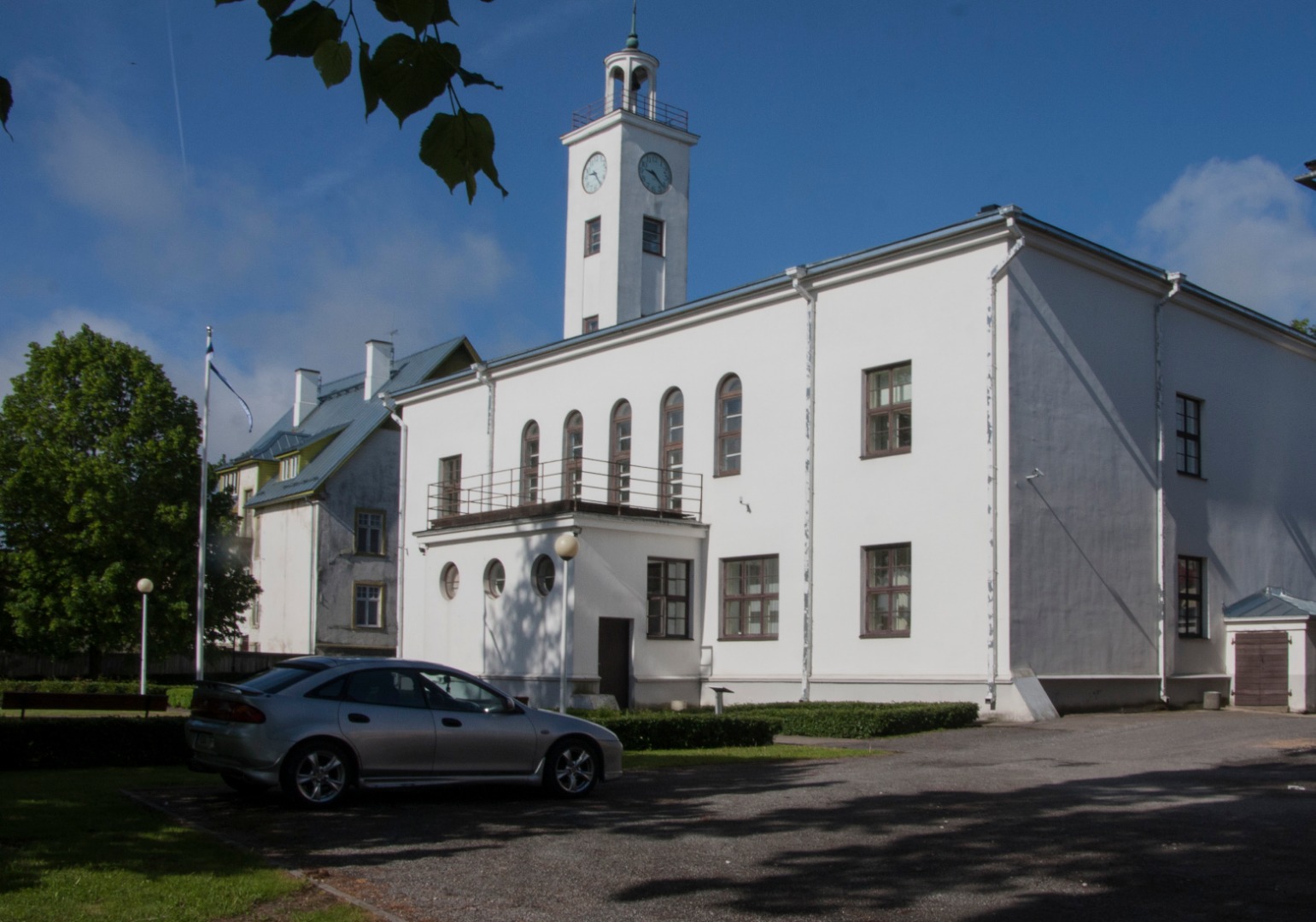 foto, Viljandi uus raekoda, tagakülg, u 1935 rephoto