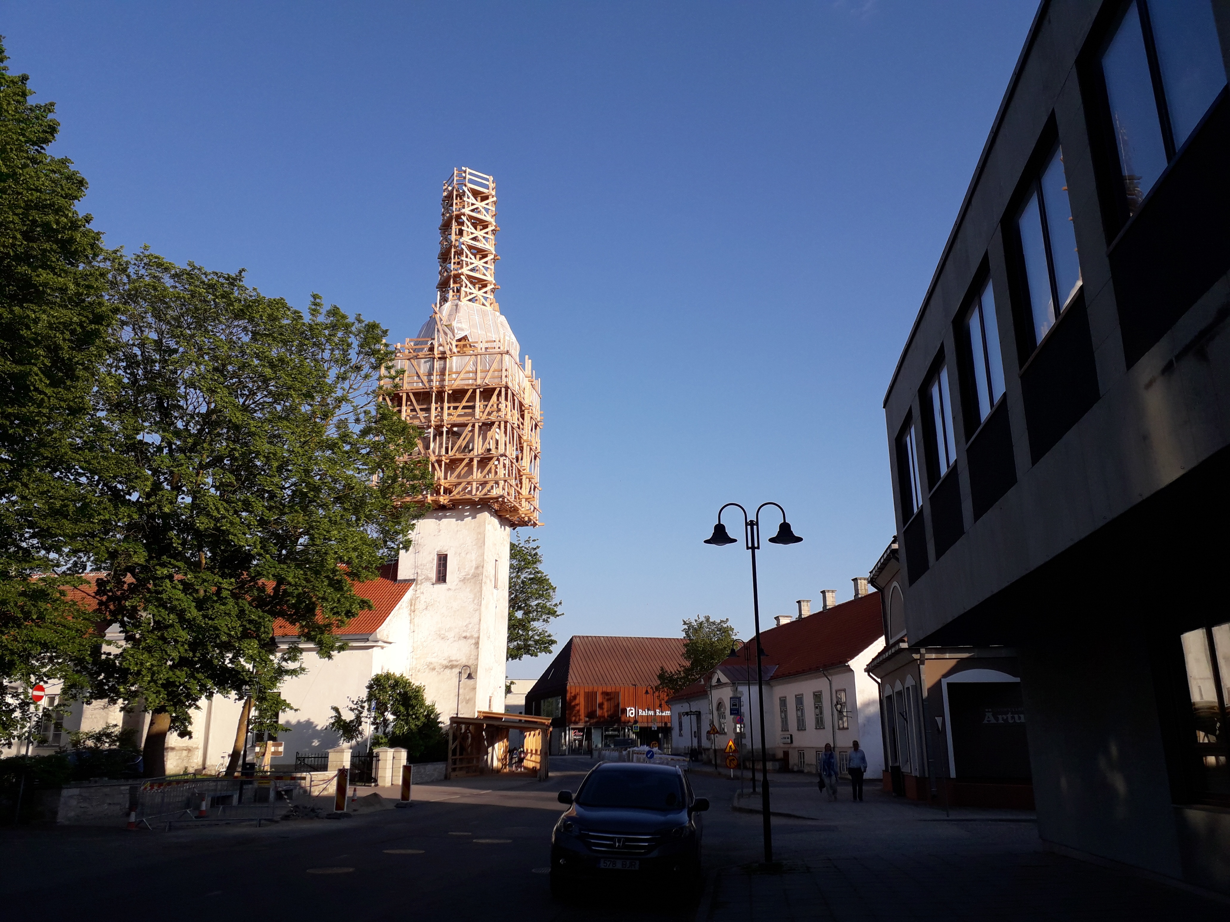 Kuressaare Laurentiuse kirik rephoto