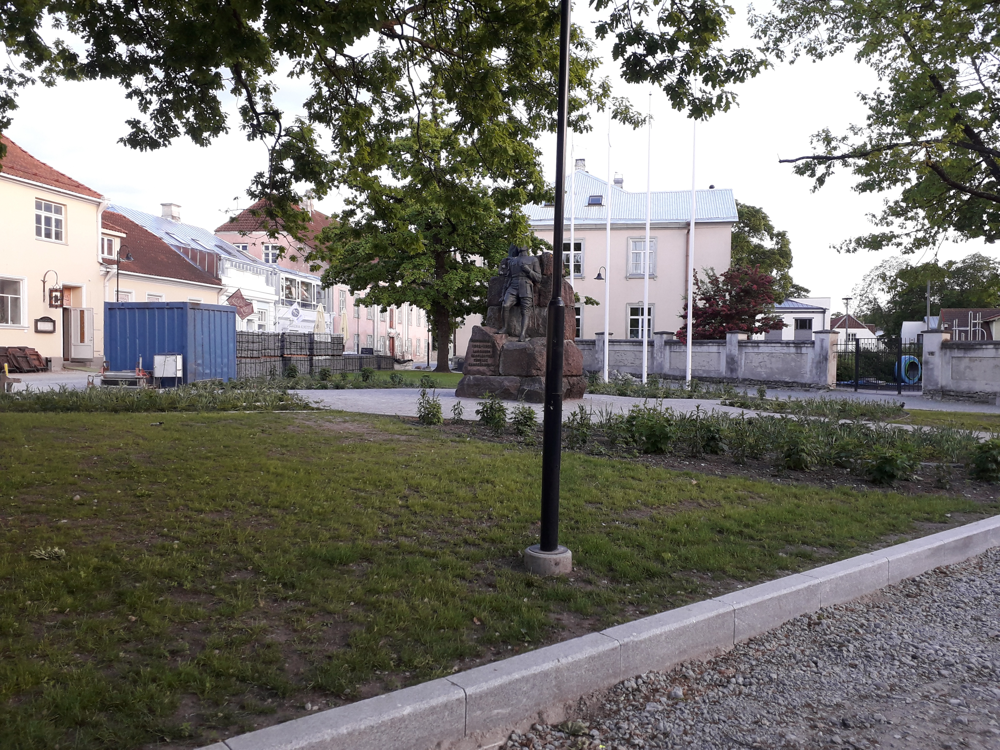 Saaremaa. Kuressaare rajooni autahvel. rephoto