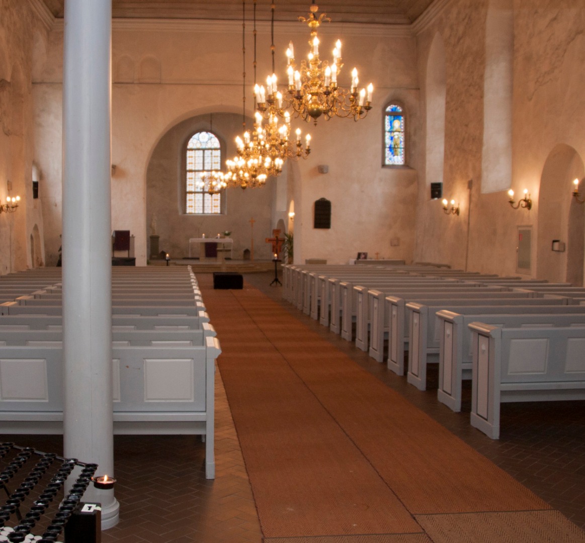 stereofoto, Viljandi, Jaani kirik (linnakirik) rephoto
