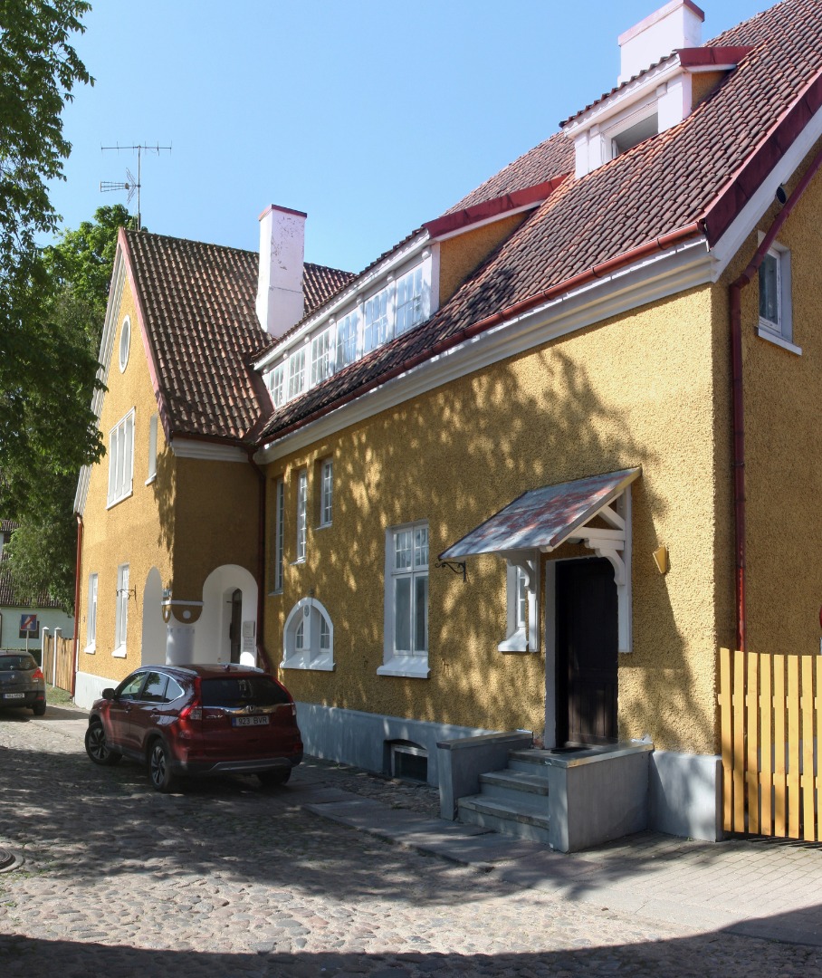fotonegatiiv, Viljandi Pikk tn 4 O.Cr. Gableri maja 1910 foto J. Riet rephoto