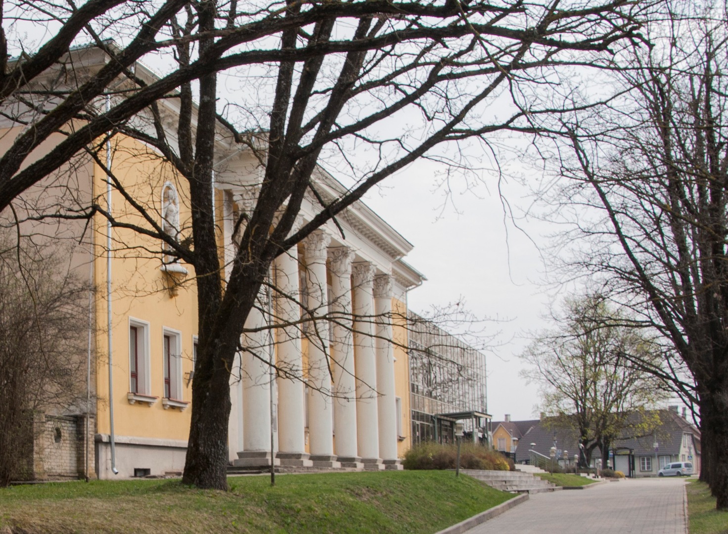 foto, Viljandi Spordikool, 1964 rephoto