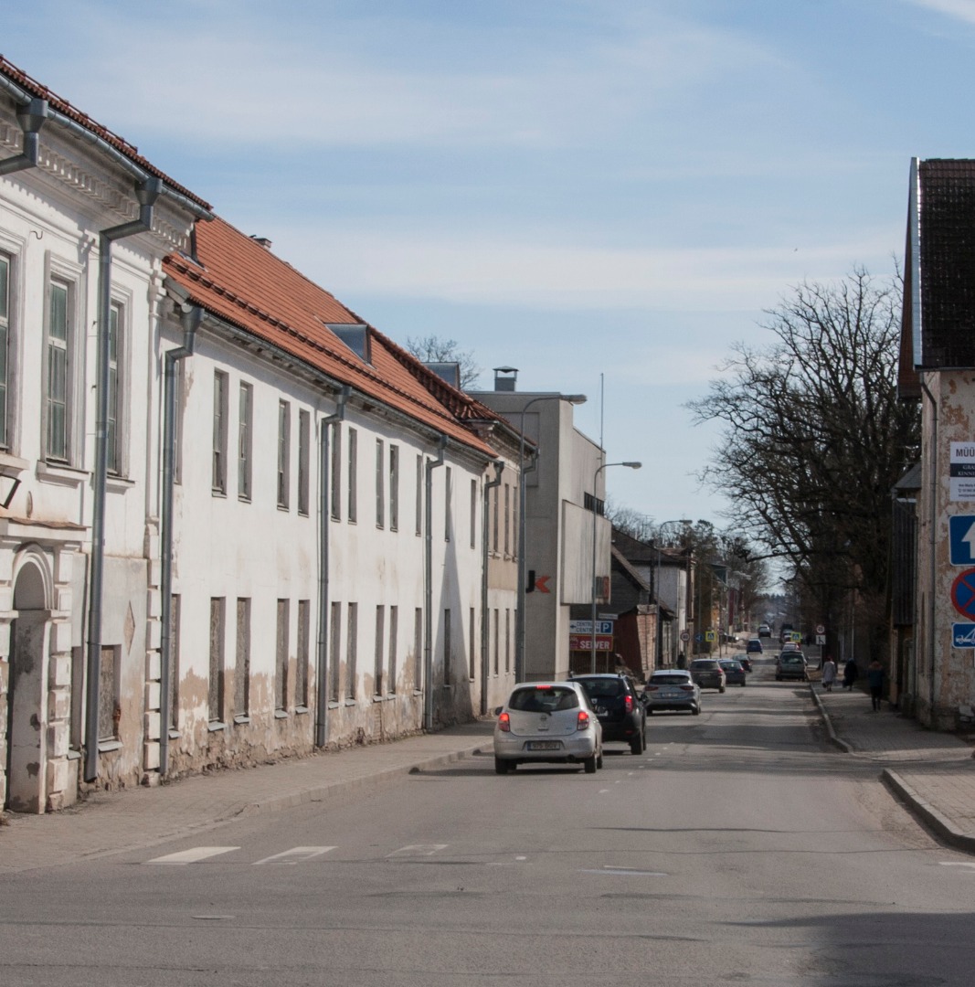 Viljandi, Veski uulits (praegune C. R. Jakobsoni tänav). rephoto
