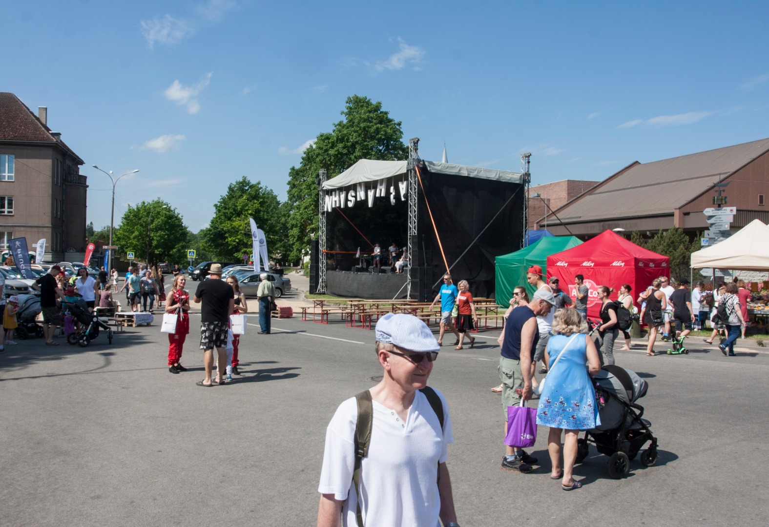 trükipostkaart, Viljandi, Vaksali tn 2, Vene kirik u 1905 rephoto