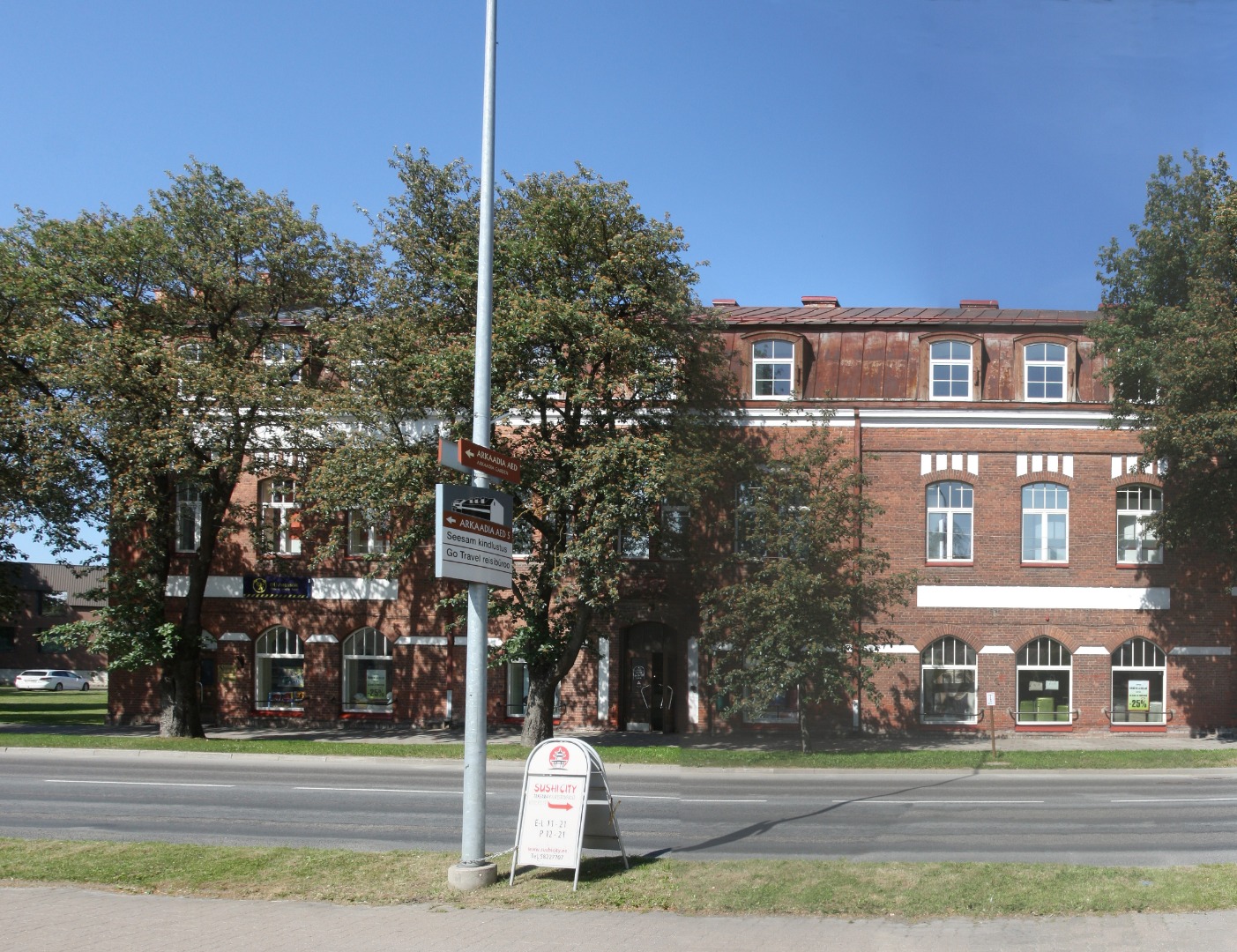 fotonegatiiv, Viljandi, Põllumeeste Seltsi maja (enne ümberehitamist) rephoto
