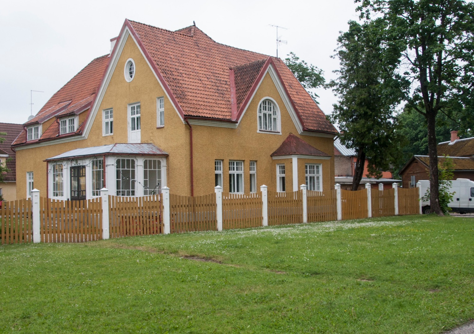 fotonegatiiv, Viljandi, Pikk tn 4 Gableri maja (hiljem pioneeride maja, noortekeskus, Inkeri) u 1924 foto J.Riet rephoto