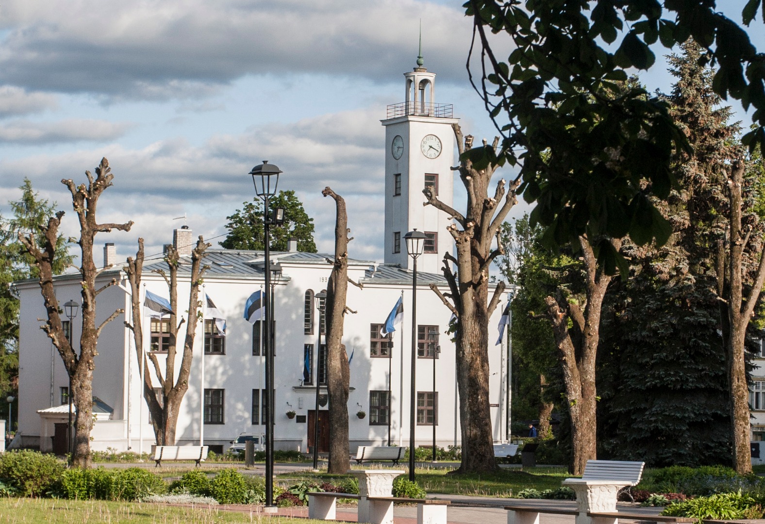 Postcard, Viljandi, Raekoda (Viljandi City Ajapaik