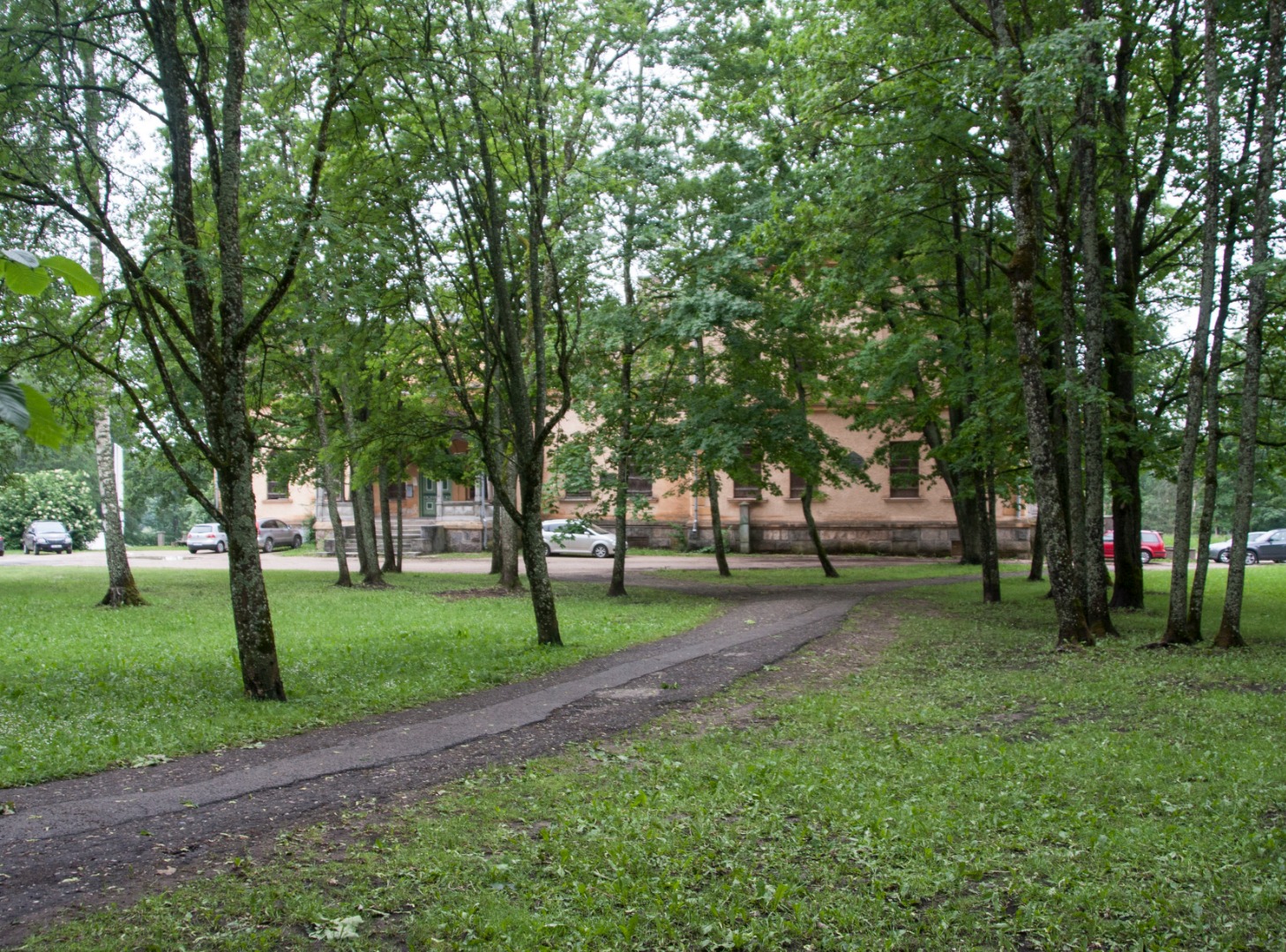 foto papil Viljandi mõis, peahoone (nn Uus loss) u 1900 foto J.Riet rephoto