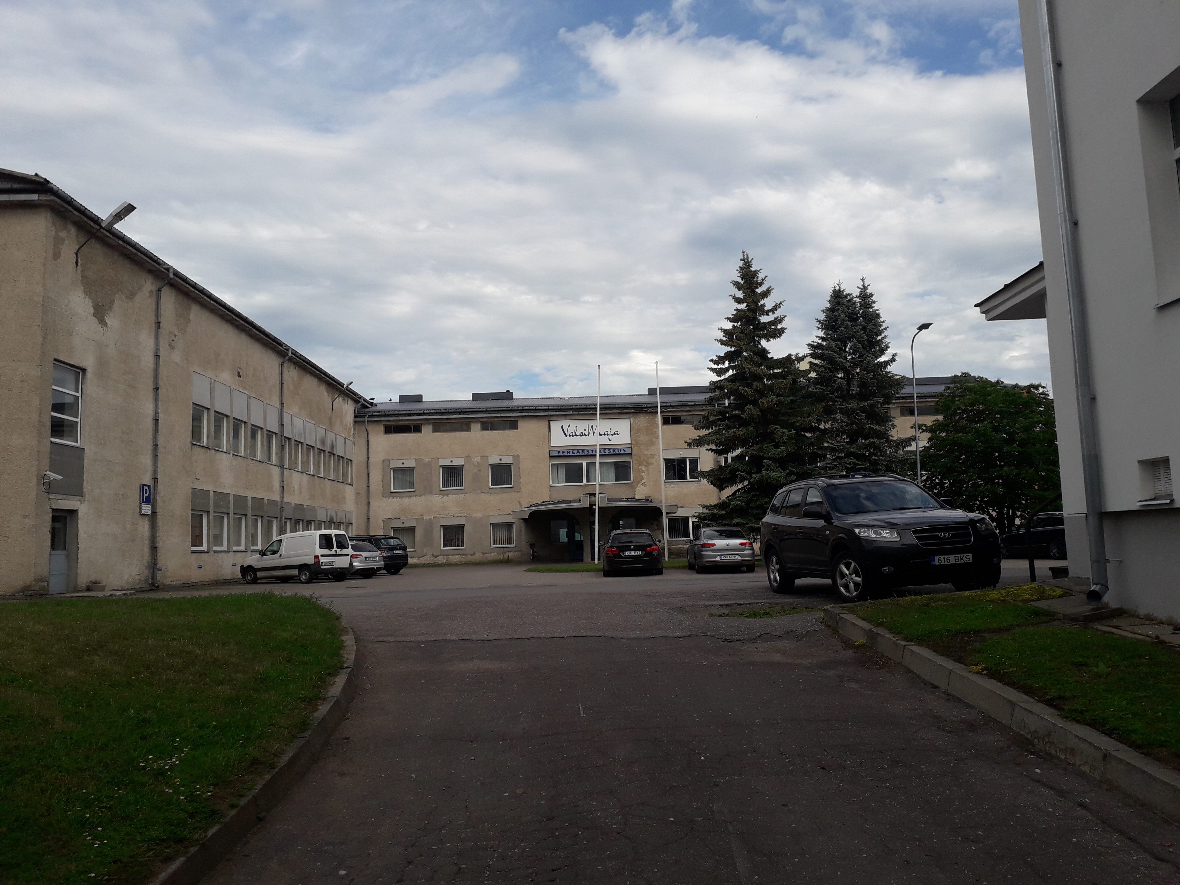 Construction of the inter-Colhosian mud treatment facility in Kingissepa. rephoto