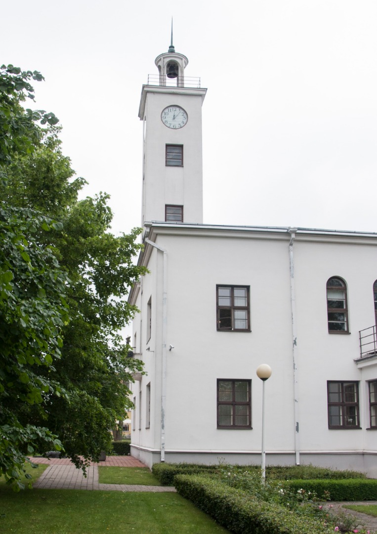 foto, Viljandi uus raekoda, Trepimäe poolt, u 1935 rephoto