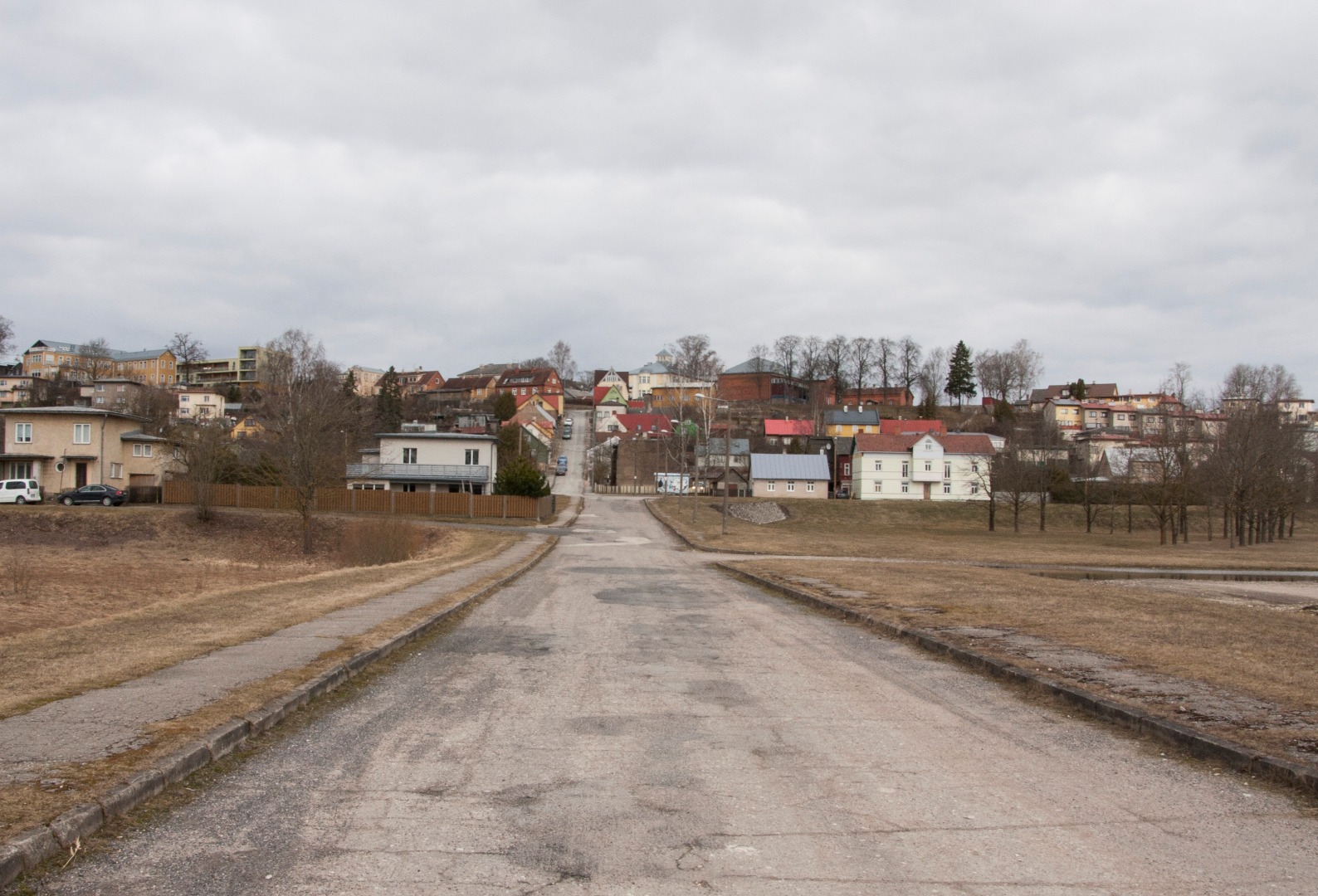 foto, Viljandi Tartu ja Kõrgemäe tn lähiümbrus, põld u 1935 rephoto