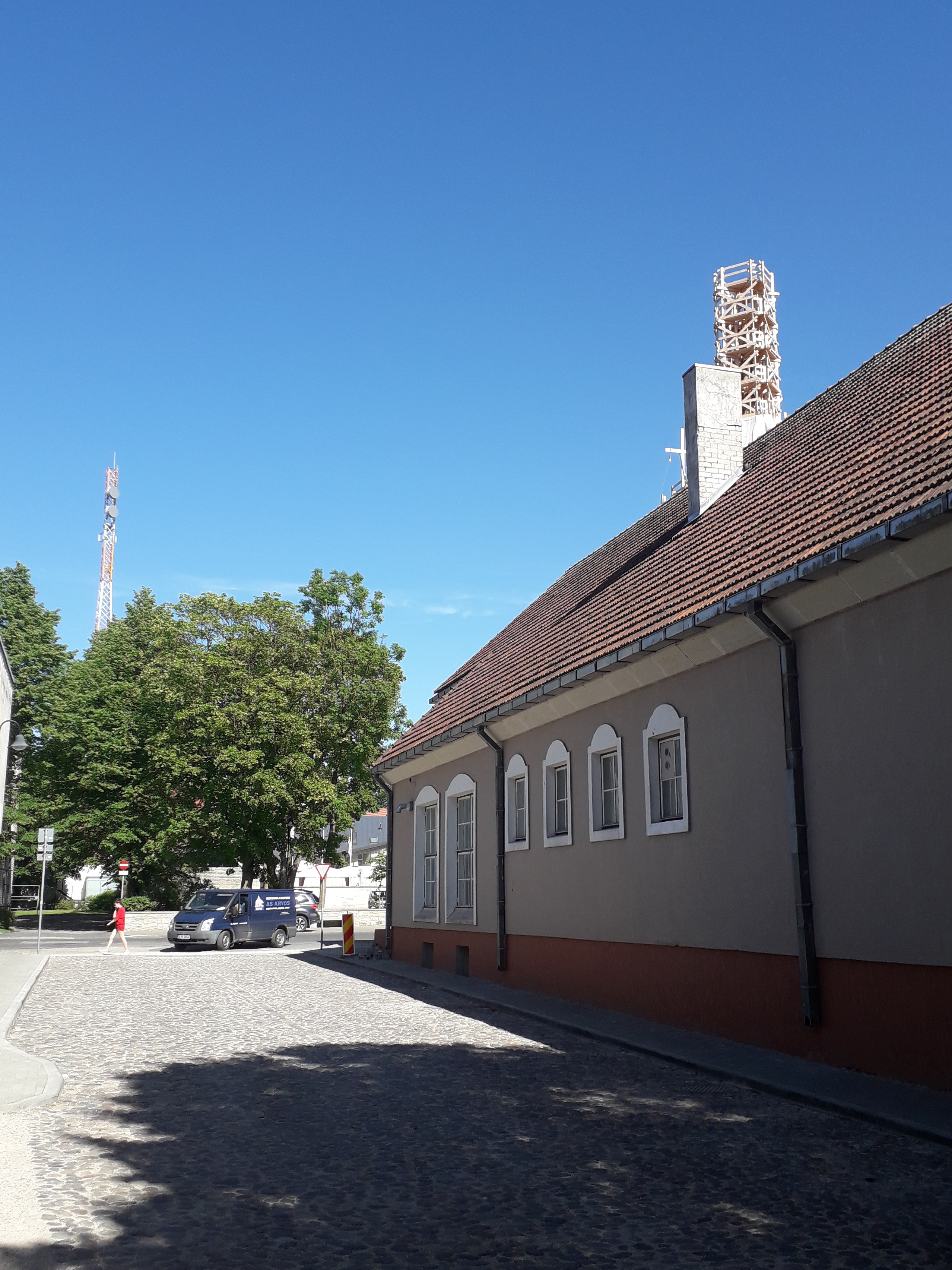 St. Laurentsiuse Church in Kuressaare rephoto