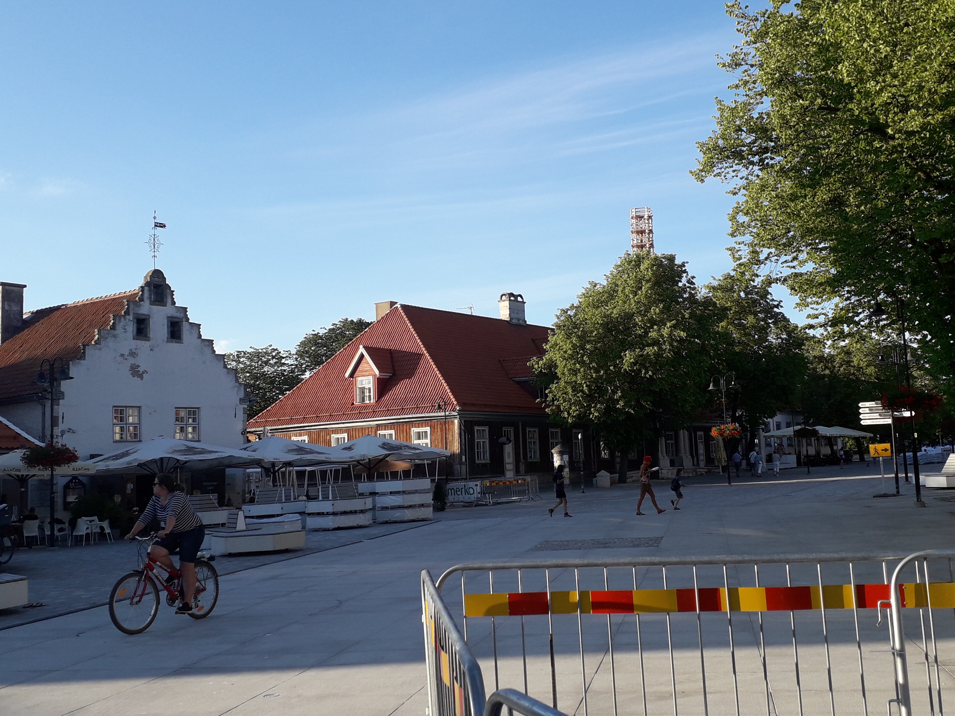 Kuressaare keskväljak rephoto