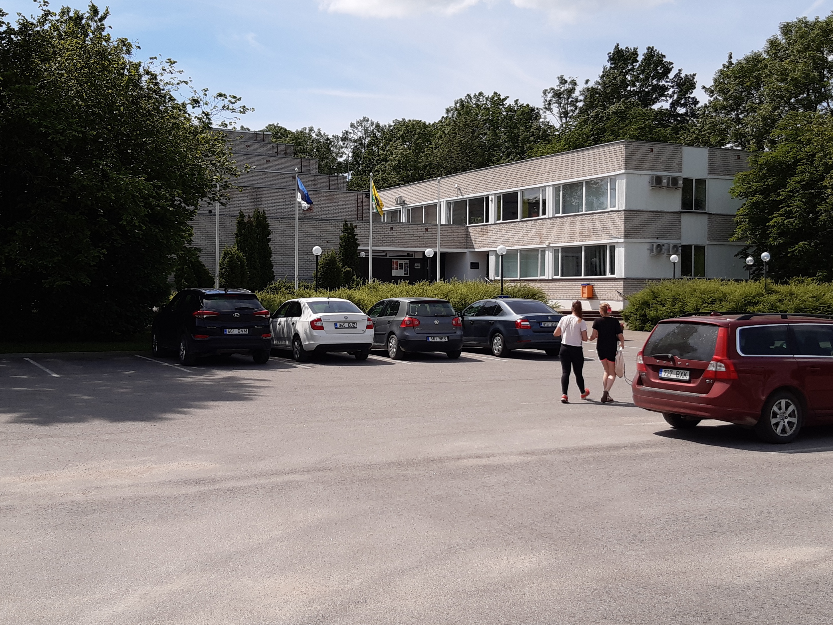 Vändra klubihoone, eestvaade. Arhitekt Maie Penjam rephoto