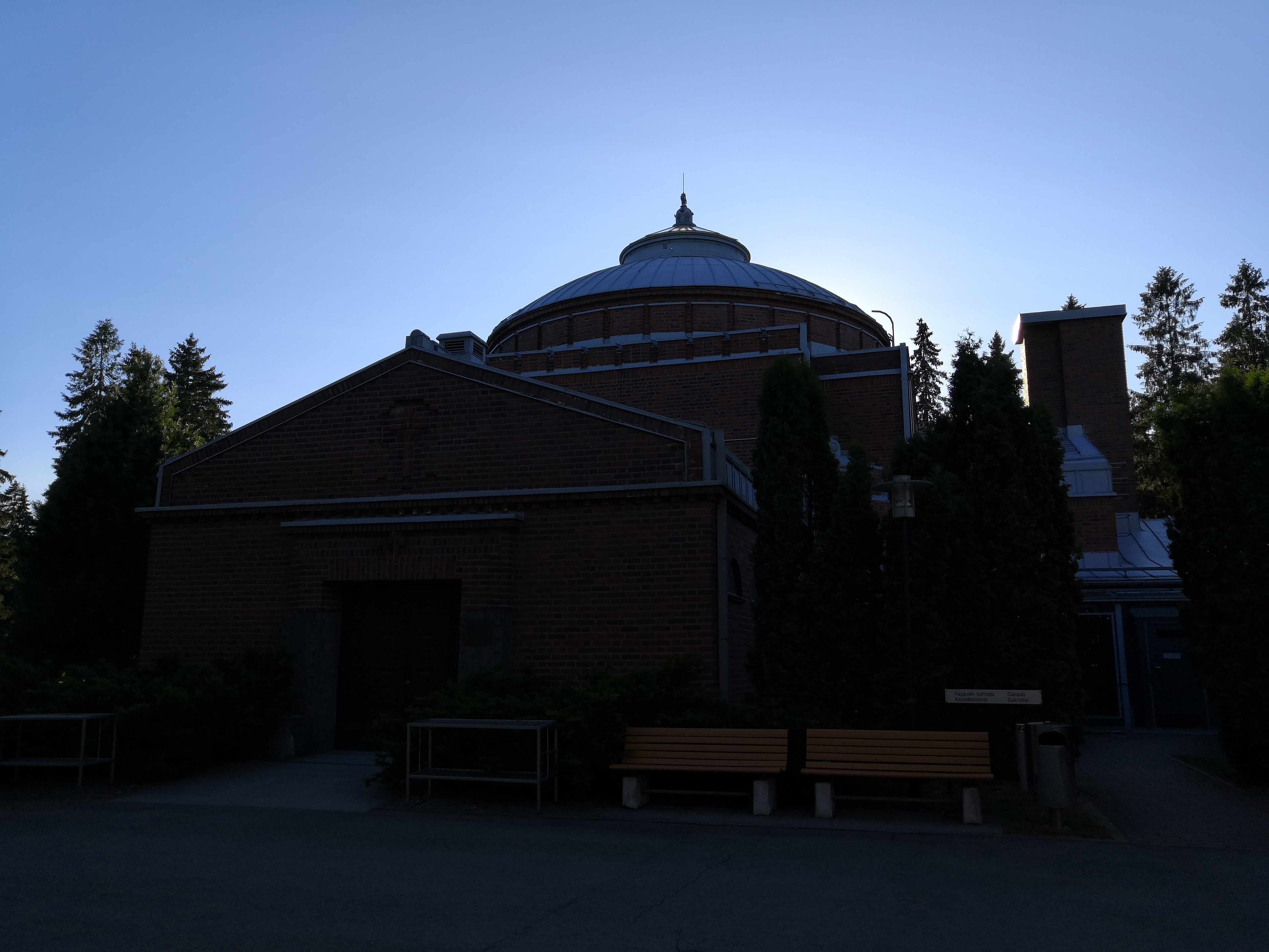 Malmin hautausmaan kappeli. rephoto