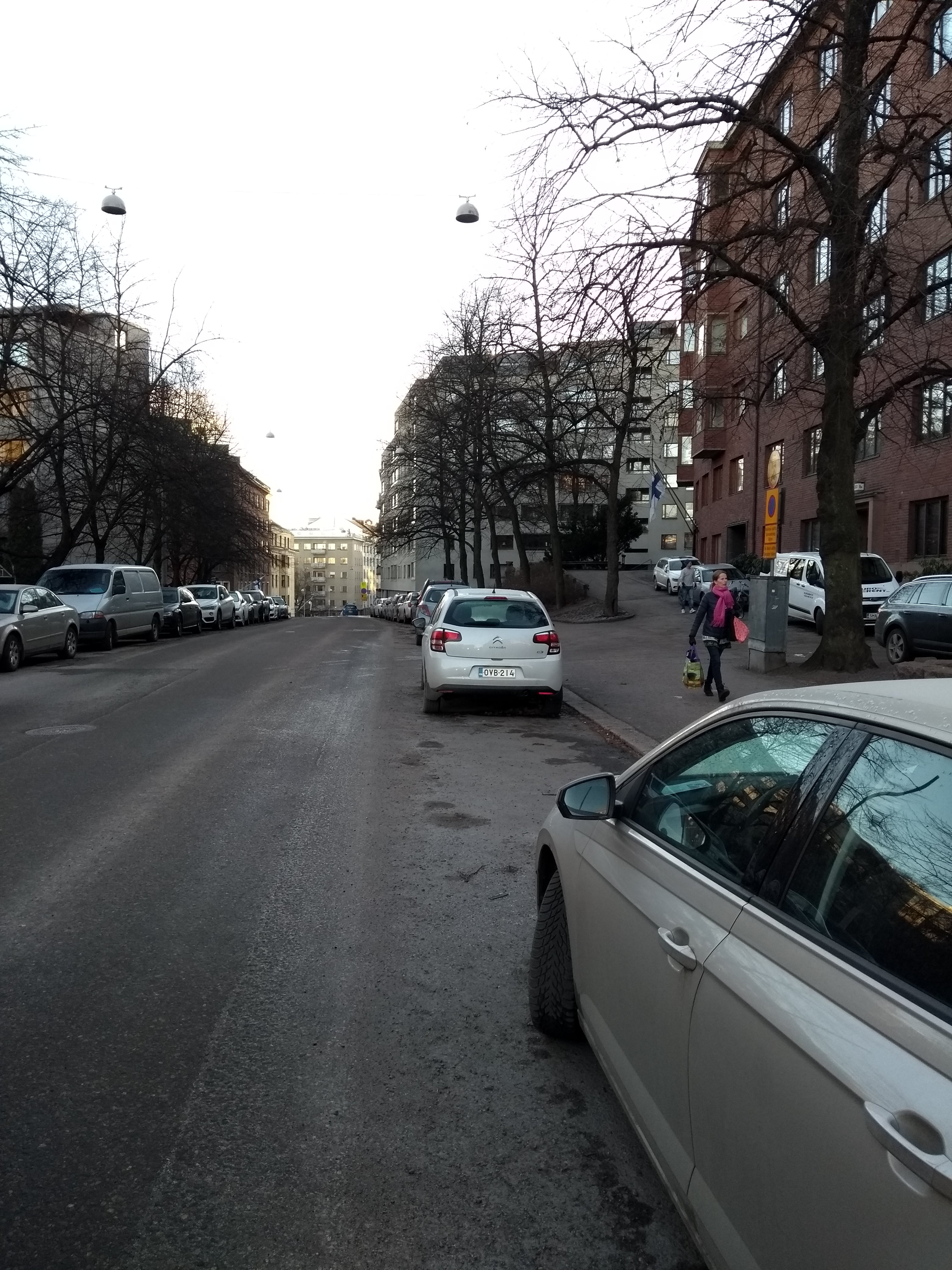 E J Wehmasen painting Töölänkatu Helsinki 1943 rephoto