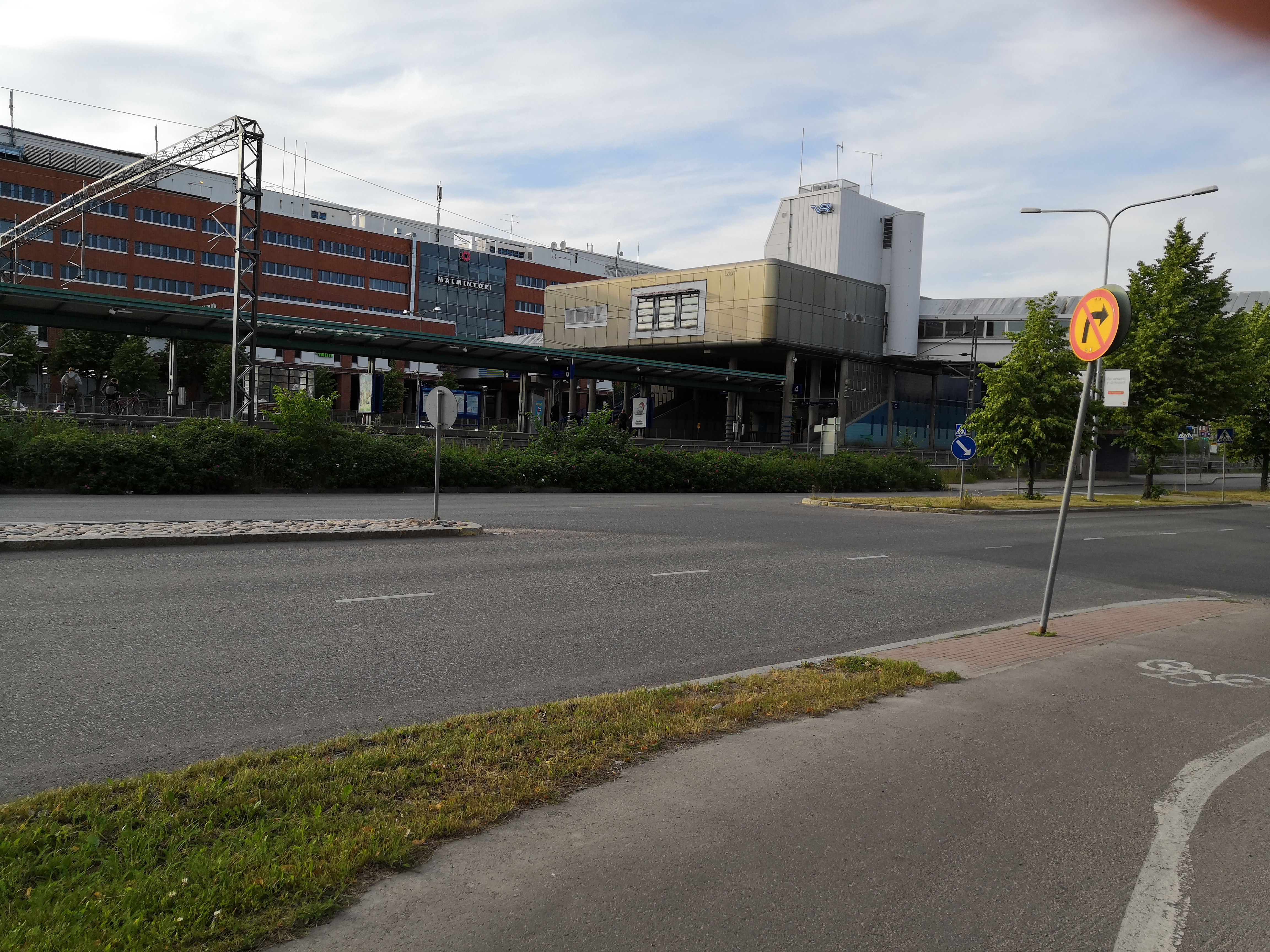 Malmin rautatieasema. rephoto