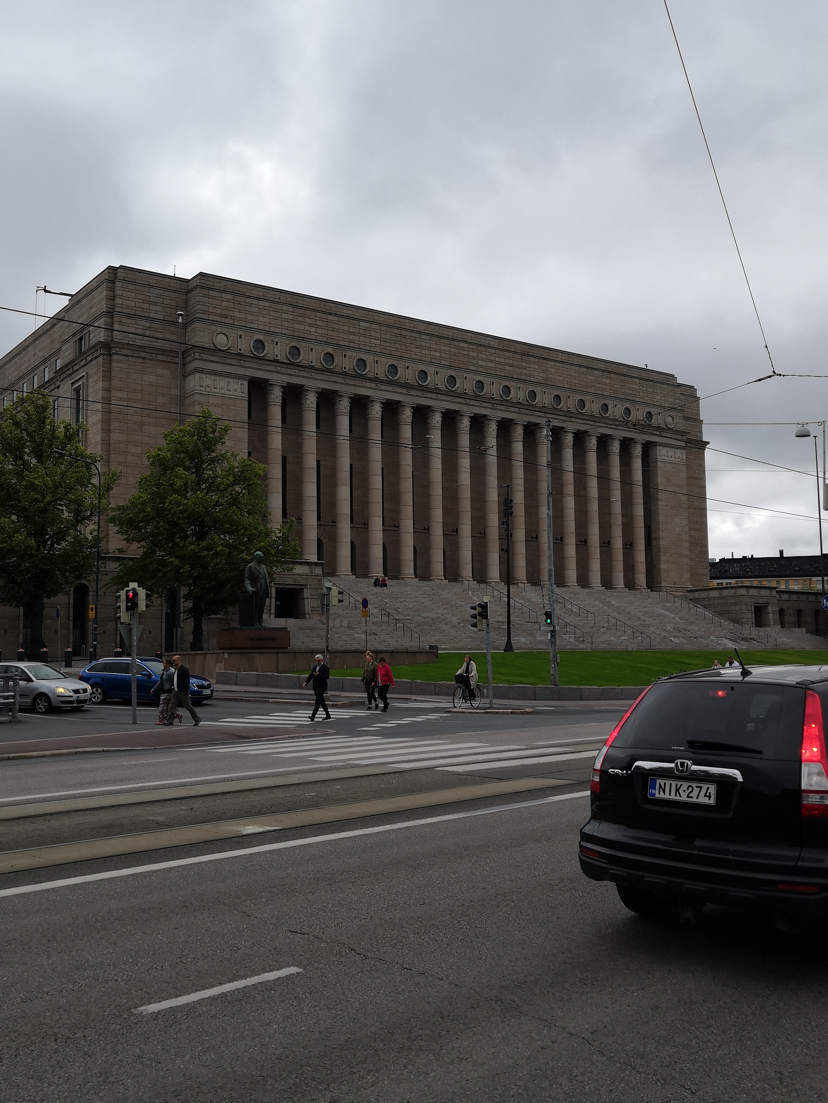 The Parliament House of Finland, 1945 rephoto