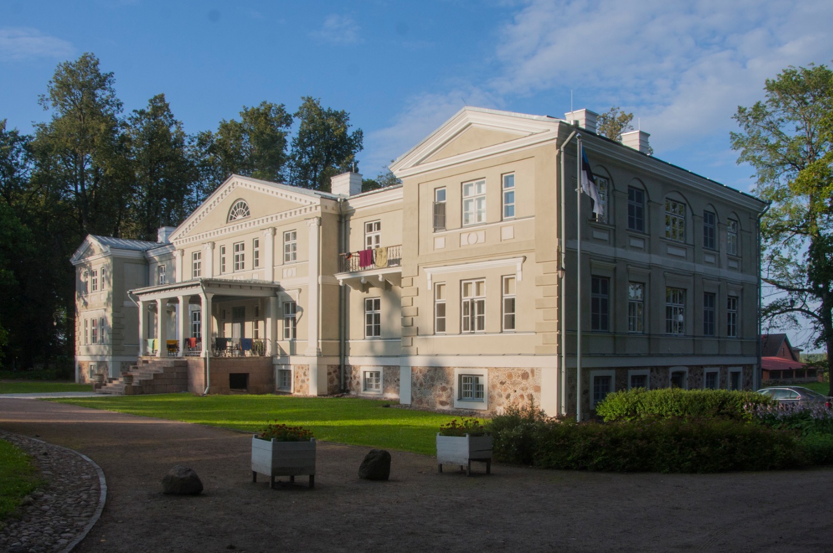 Main building of the Manor of Suure-Kõpu, 19th century rephoto