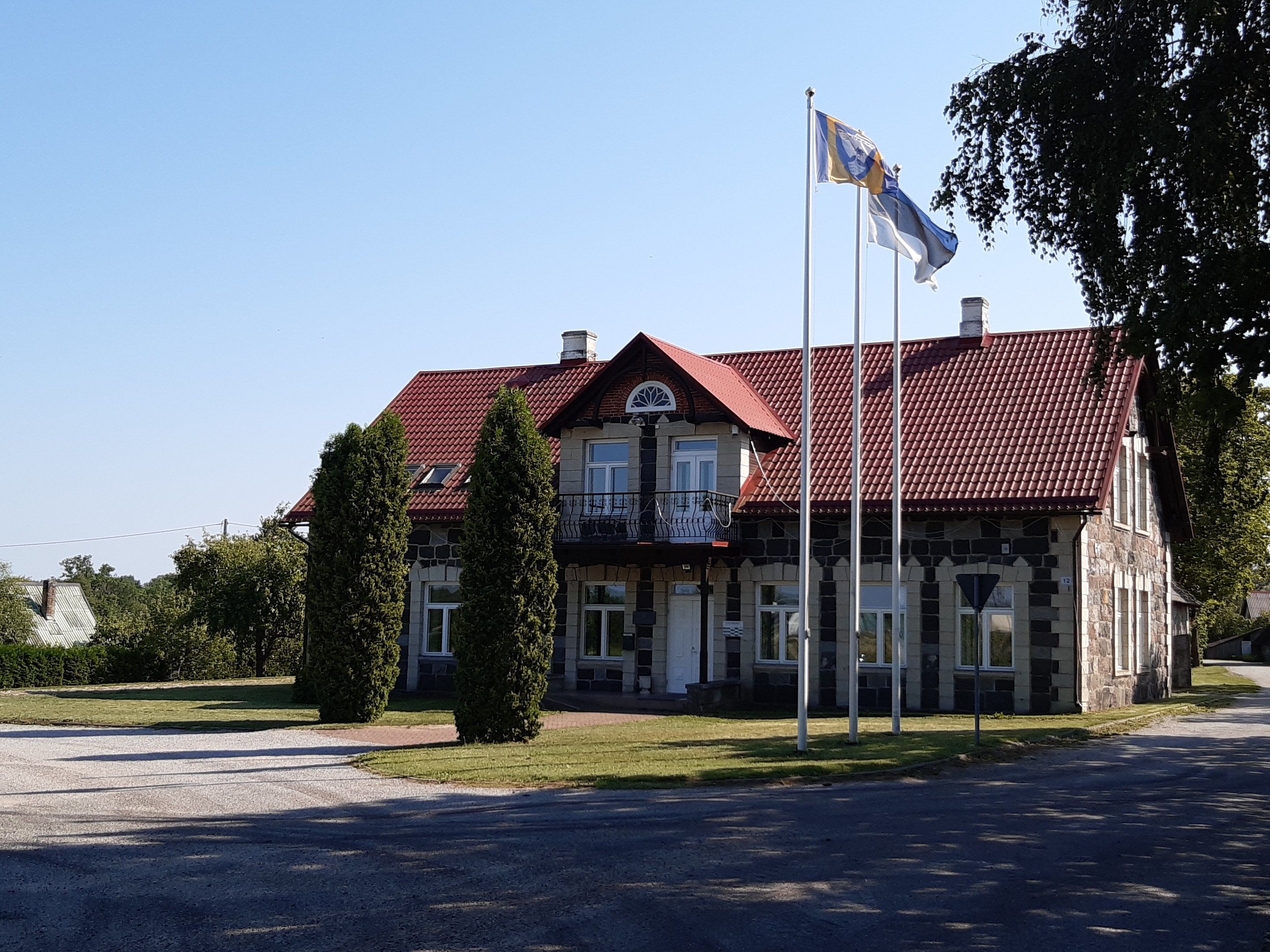 Anton Üksti kauplus Leisis rephoto