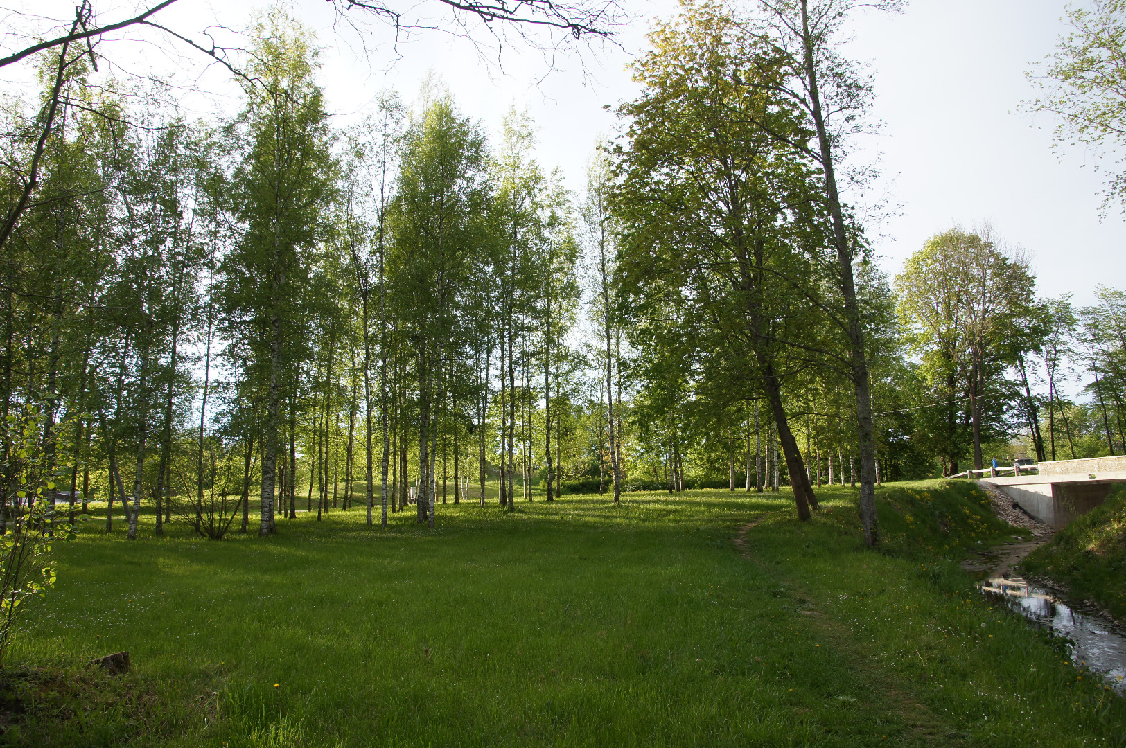 Keila jõgi mõisa viiva tee juures rephoto