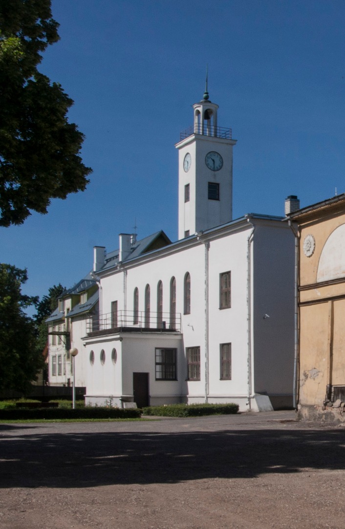 Postcard, Viljandi, new yard, by the yard rephoto