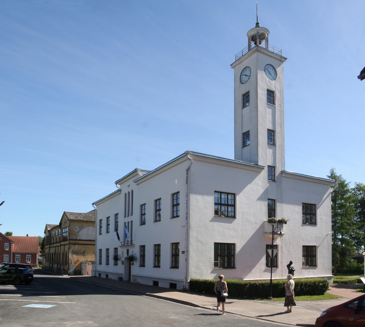 Viljandi Old Raekoda rephoto