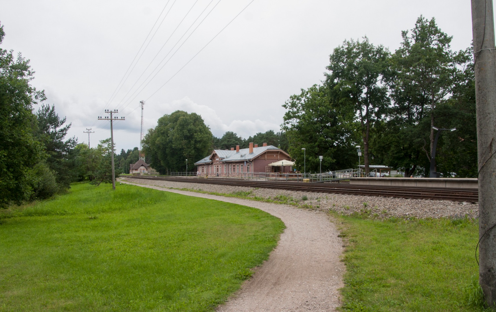 Elva Railway Station. rephoto