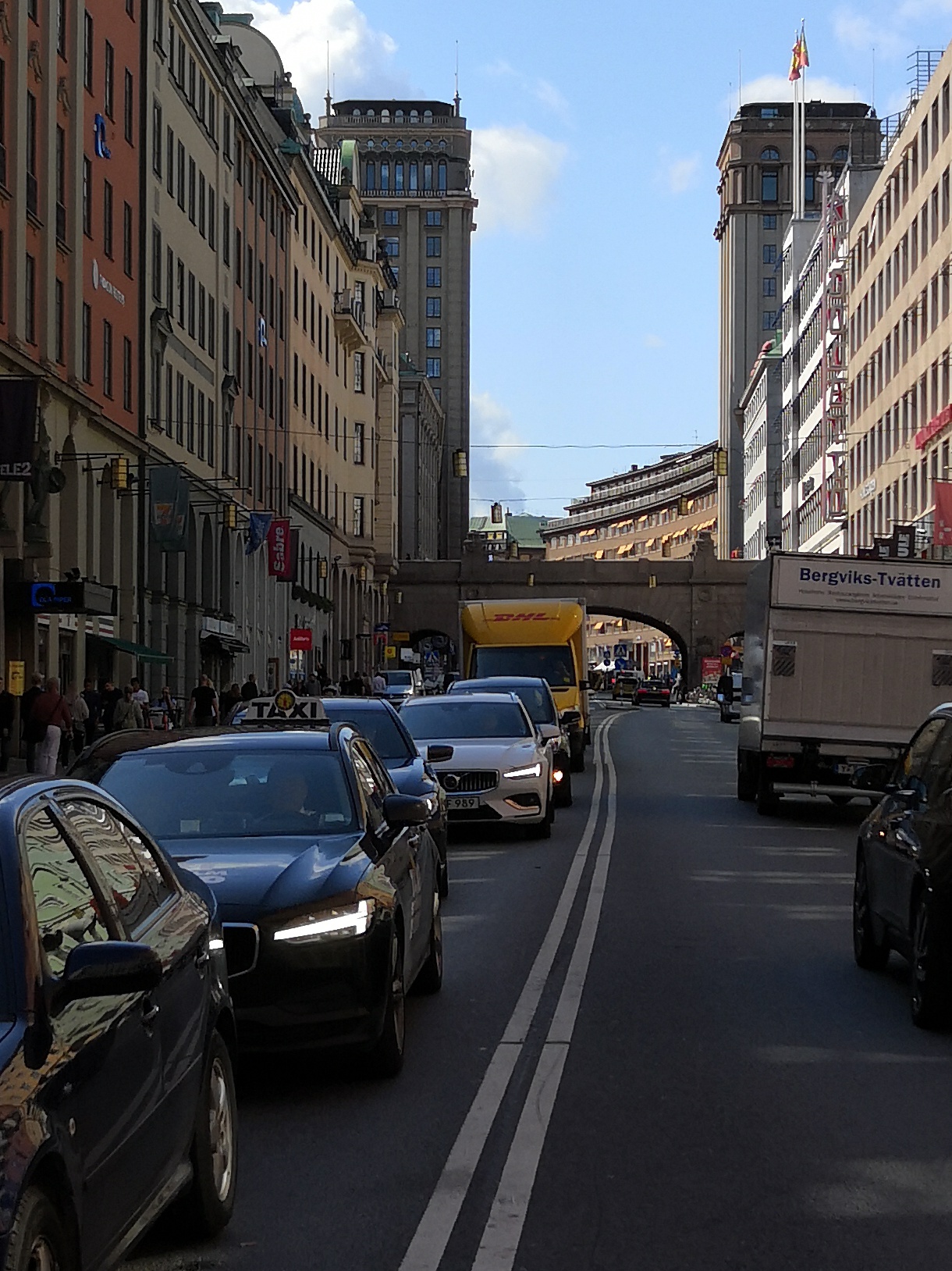 Postkaart. Stockholm. Albumis HM 7956. rephoto