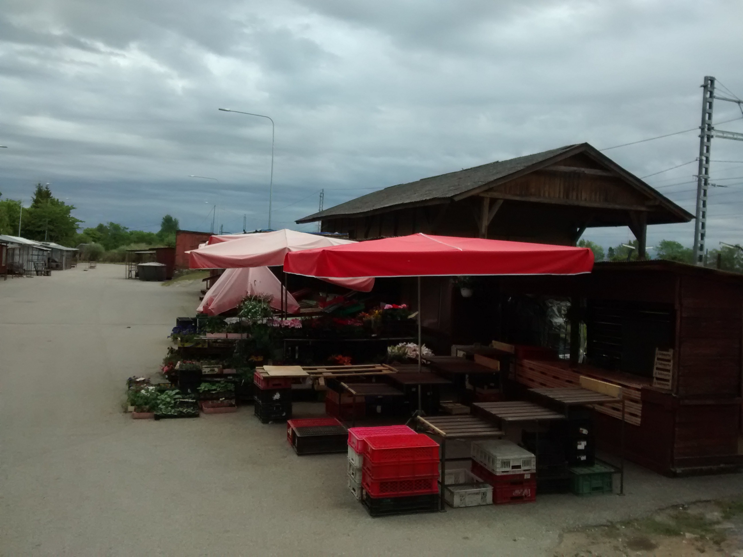 Market at Keila Station rephoto