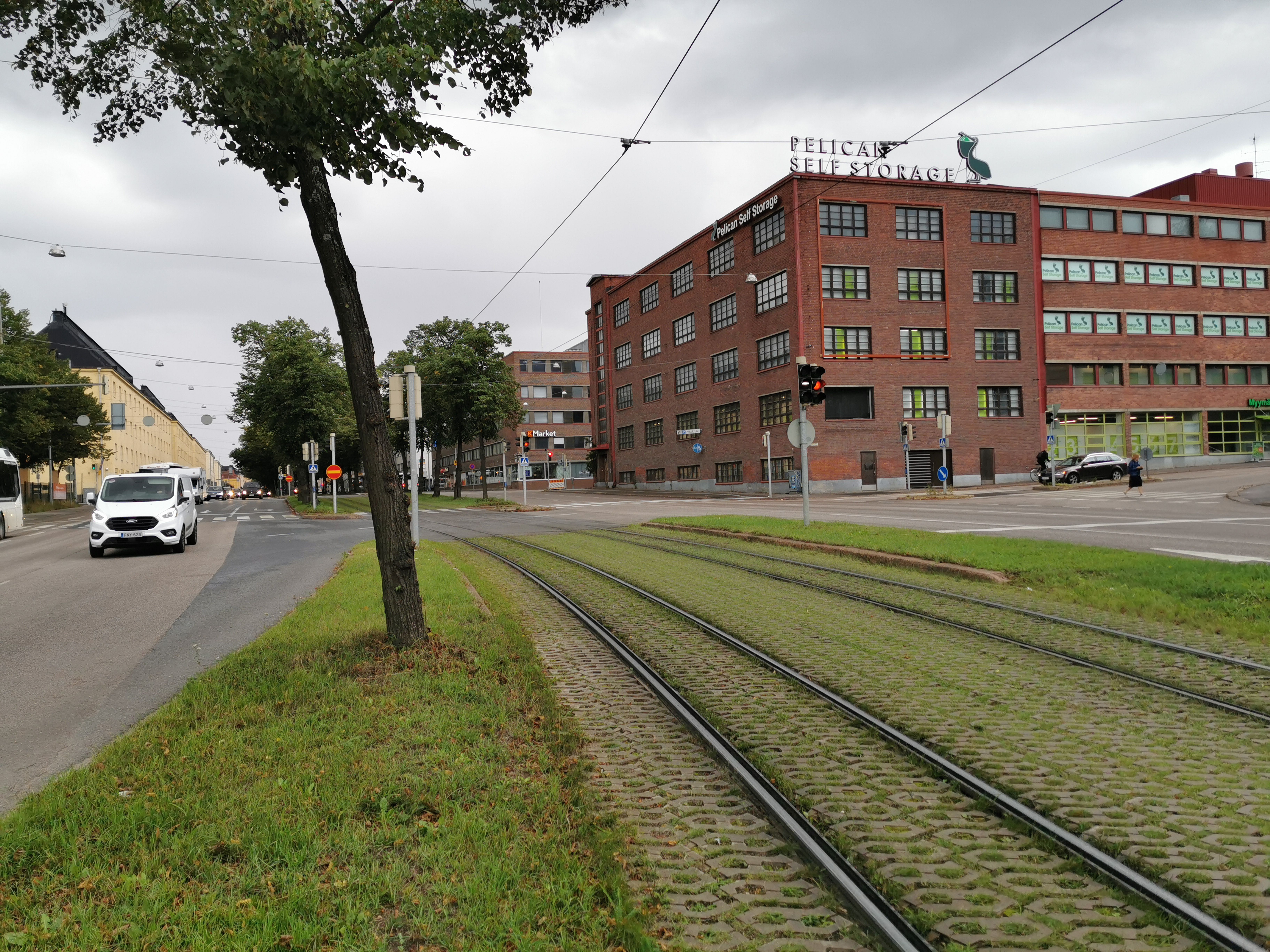 Näkymä Mäkelänkadulta Vallilasta rephoto