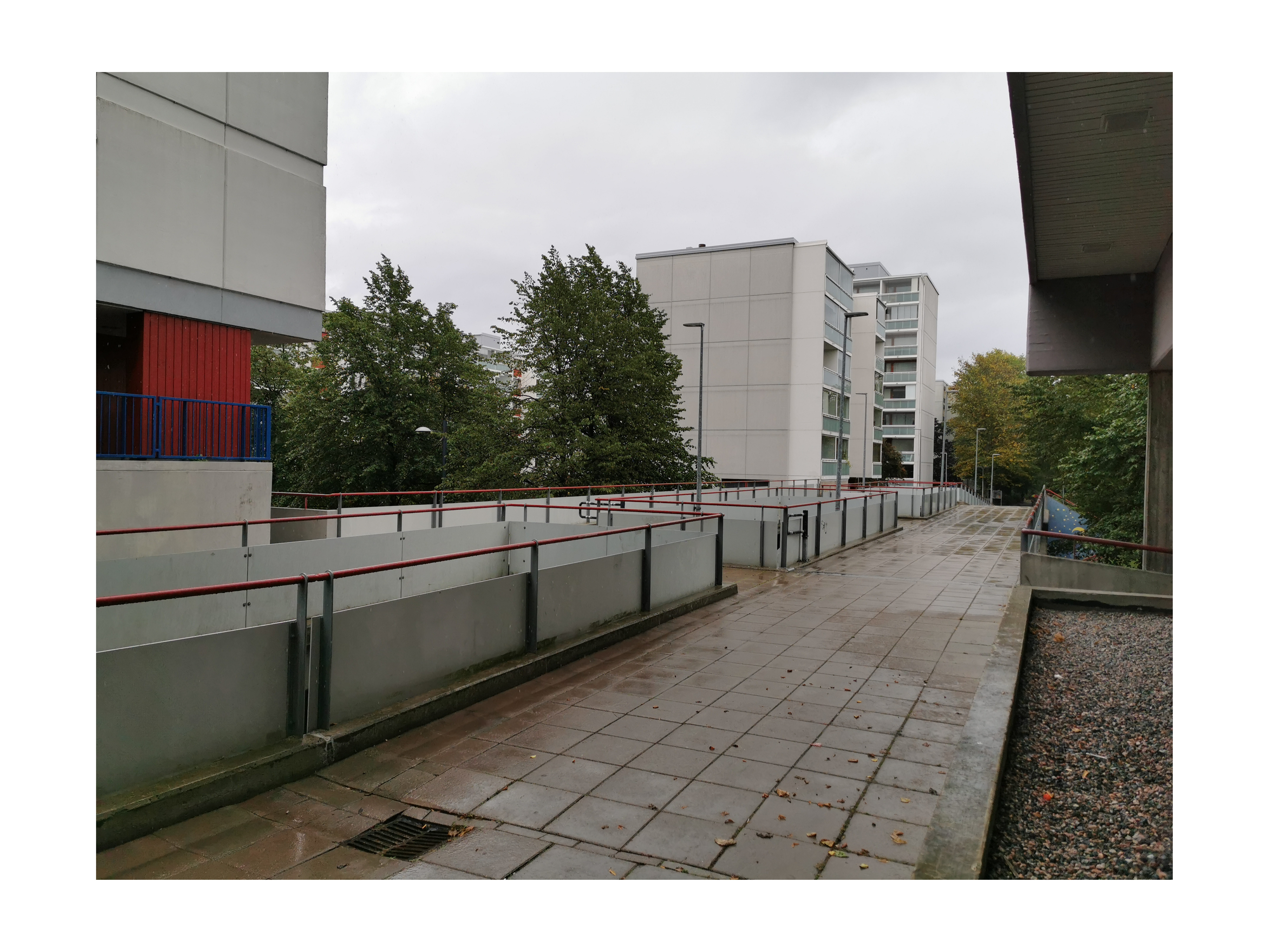 Rakenteilla olevaa Itä-Pasilaa. rephoto