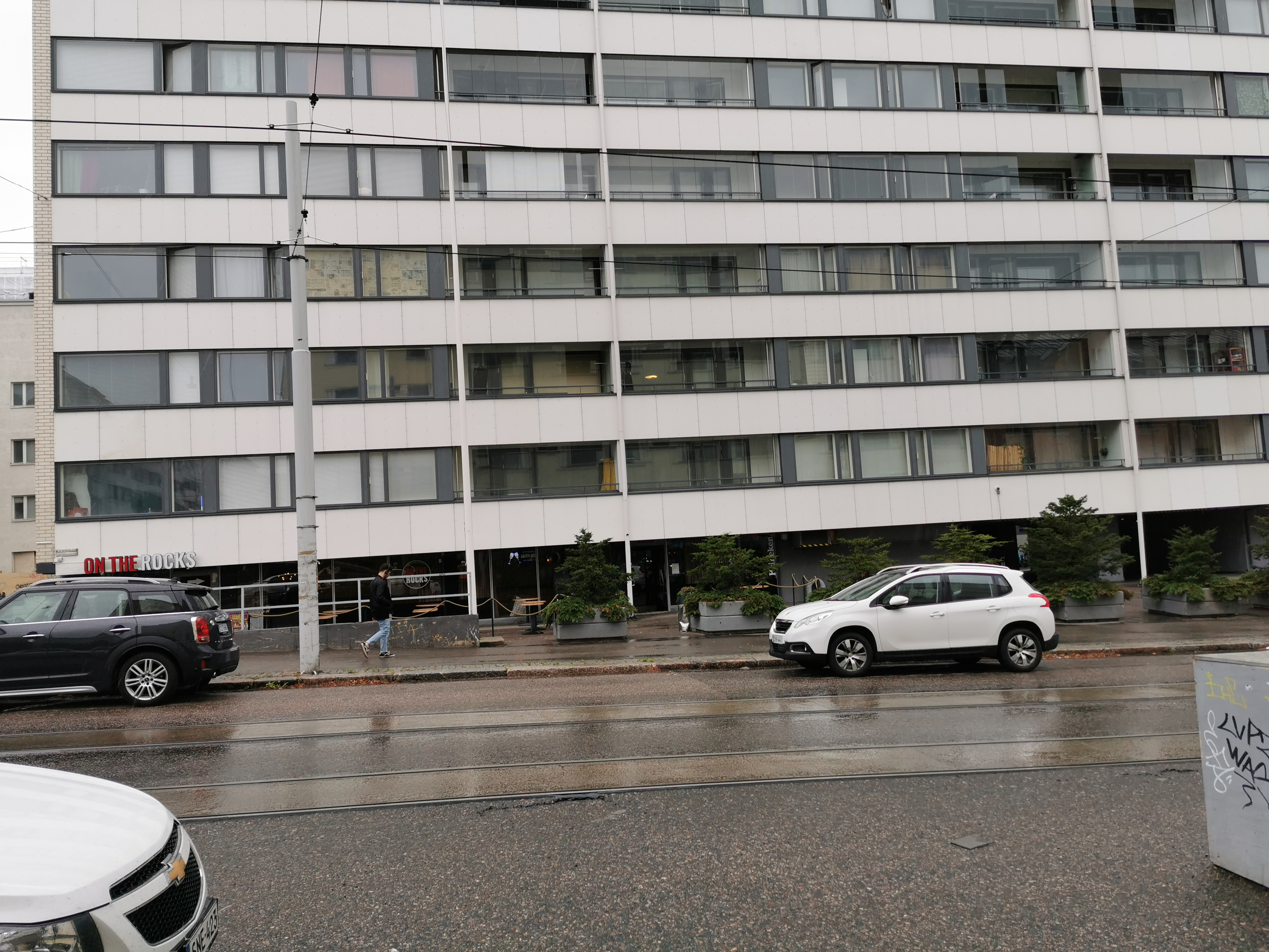 Jatkosodan pommitusten tuhoja rephoto