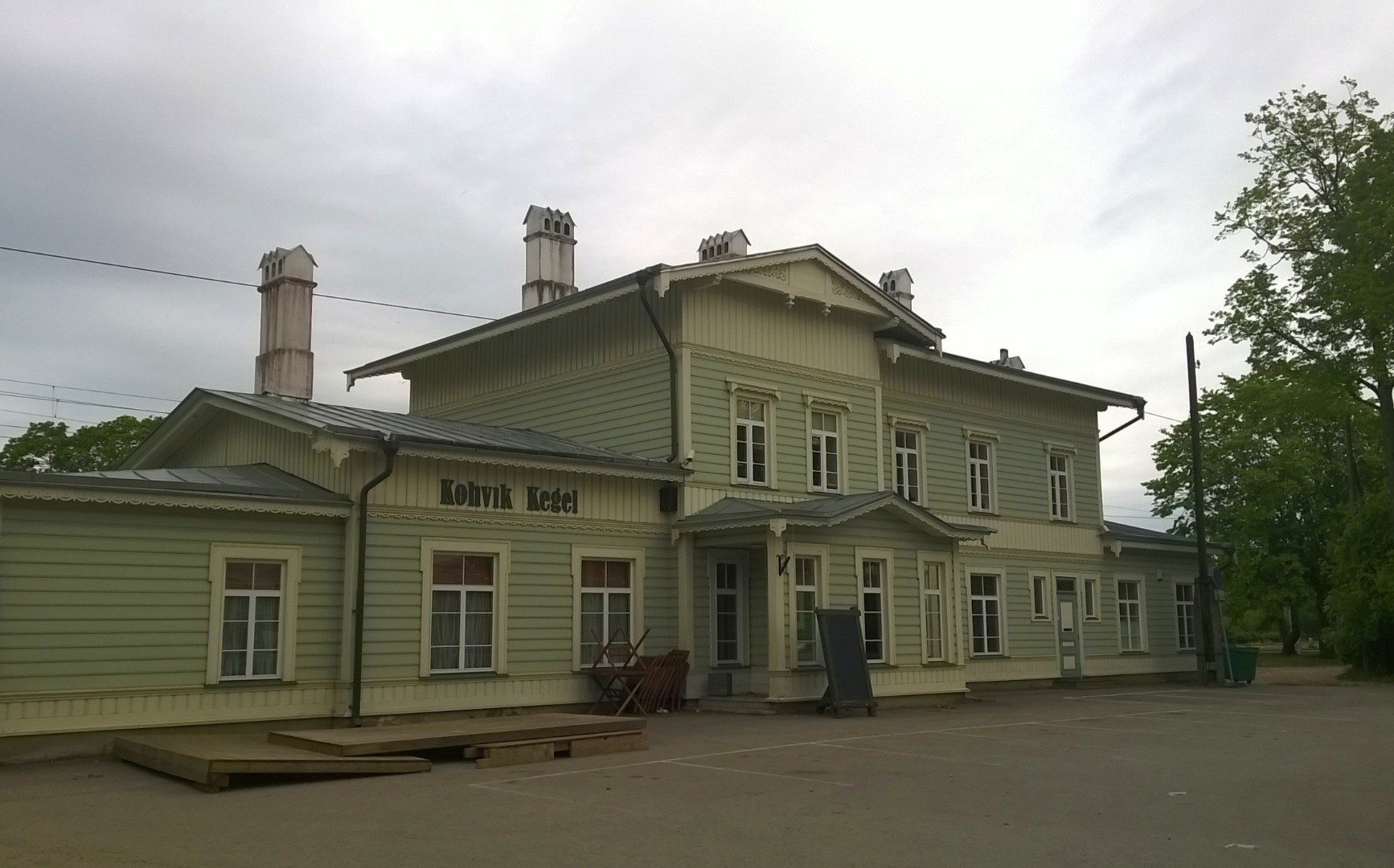 Keila raudteejaam Haapsalu maantee poolt rephoto