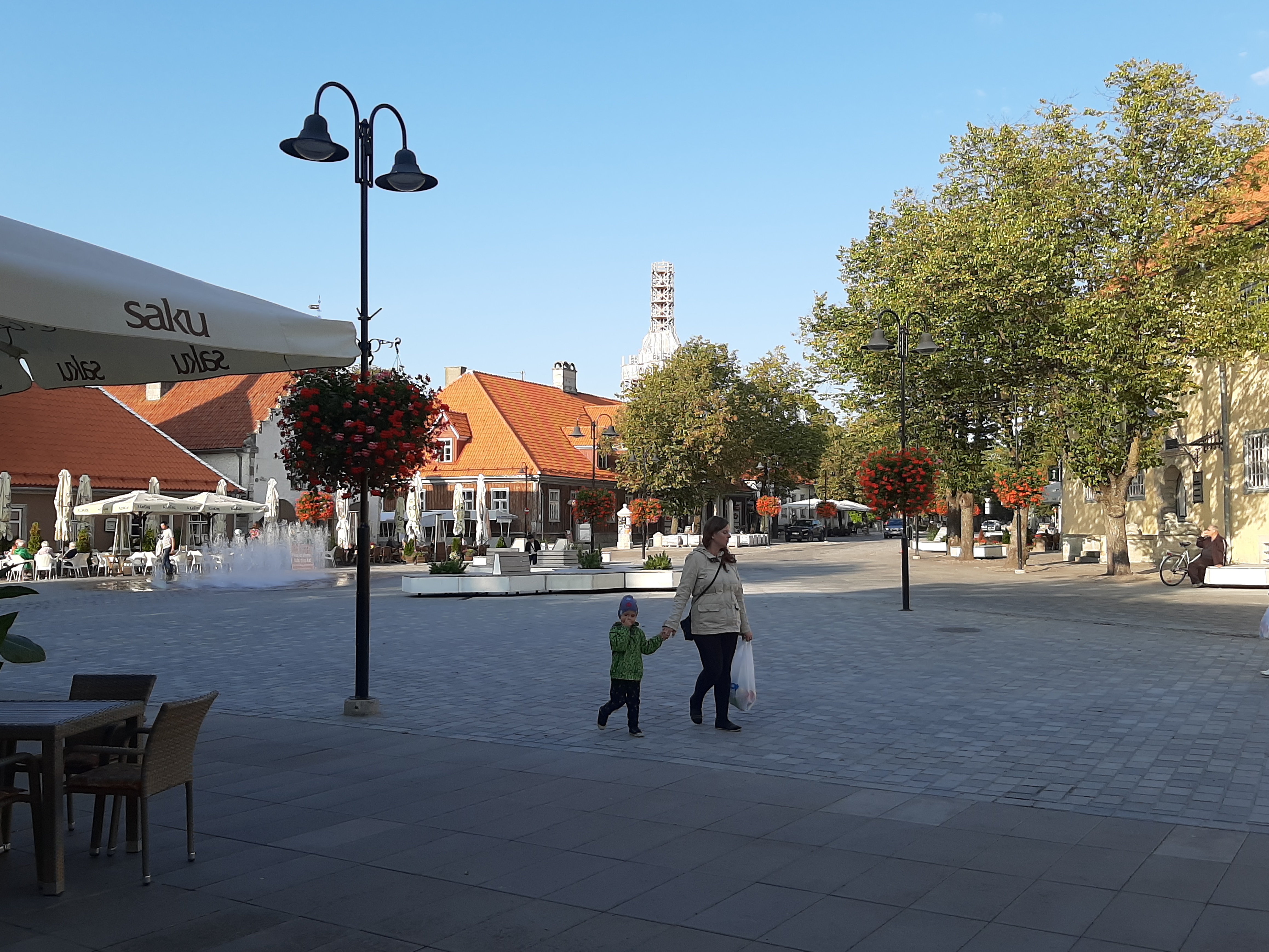 Kuressaare turuplats 20. saj alguses rephoto