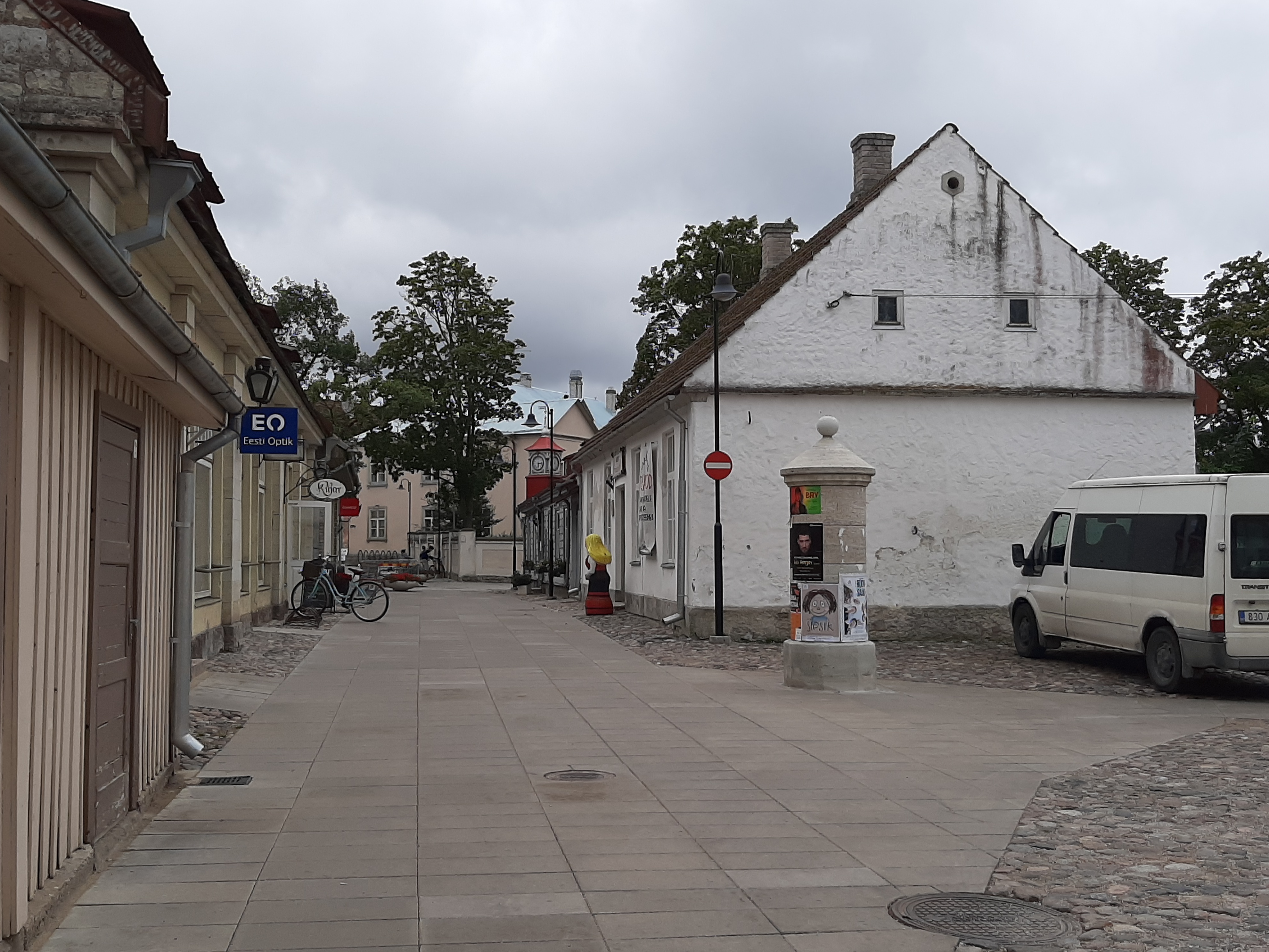 Kuressaare, vaade Kauba tänavale rephoto