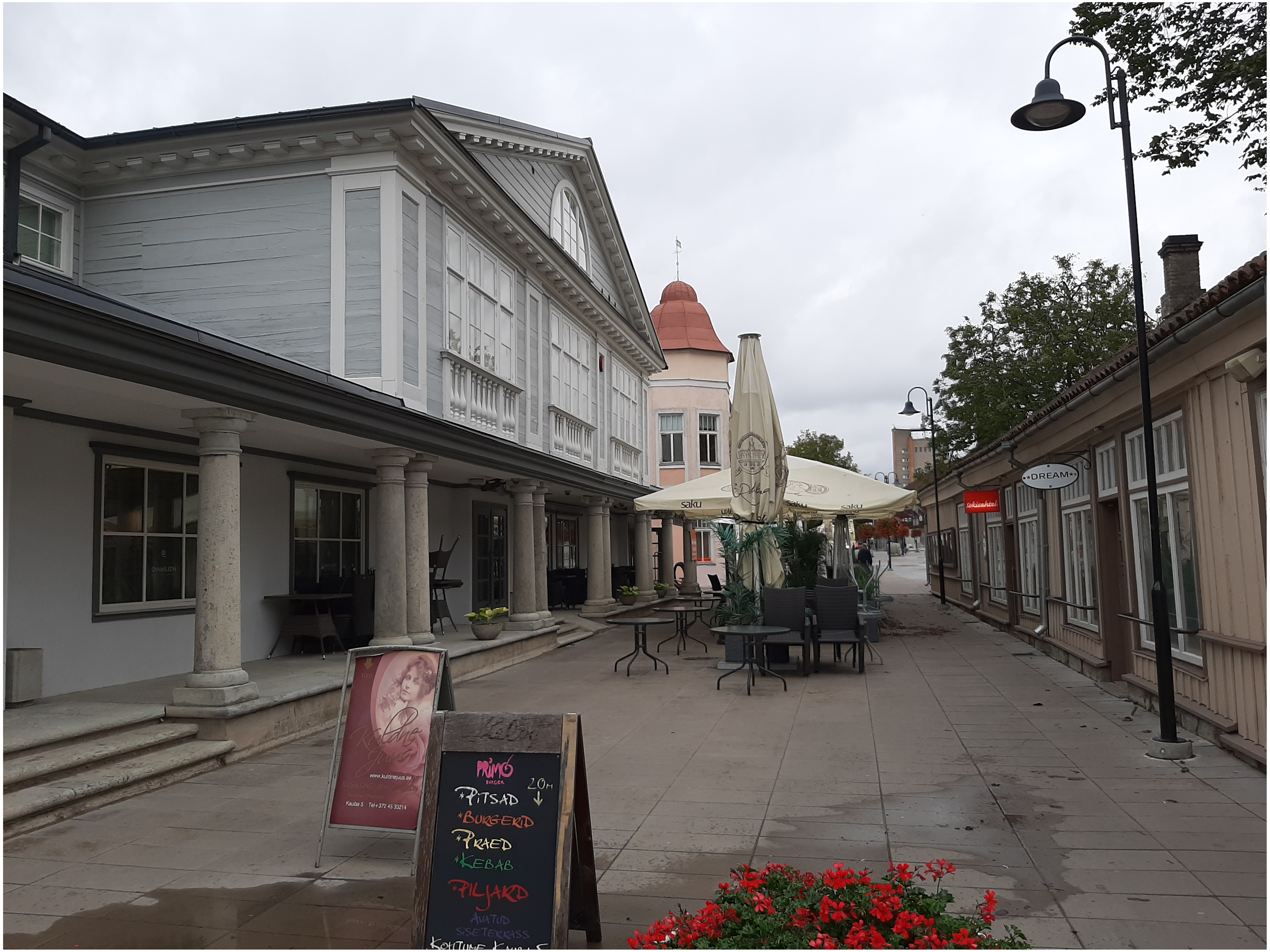 Kuressaare, Castle Street 1910 rephoto
