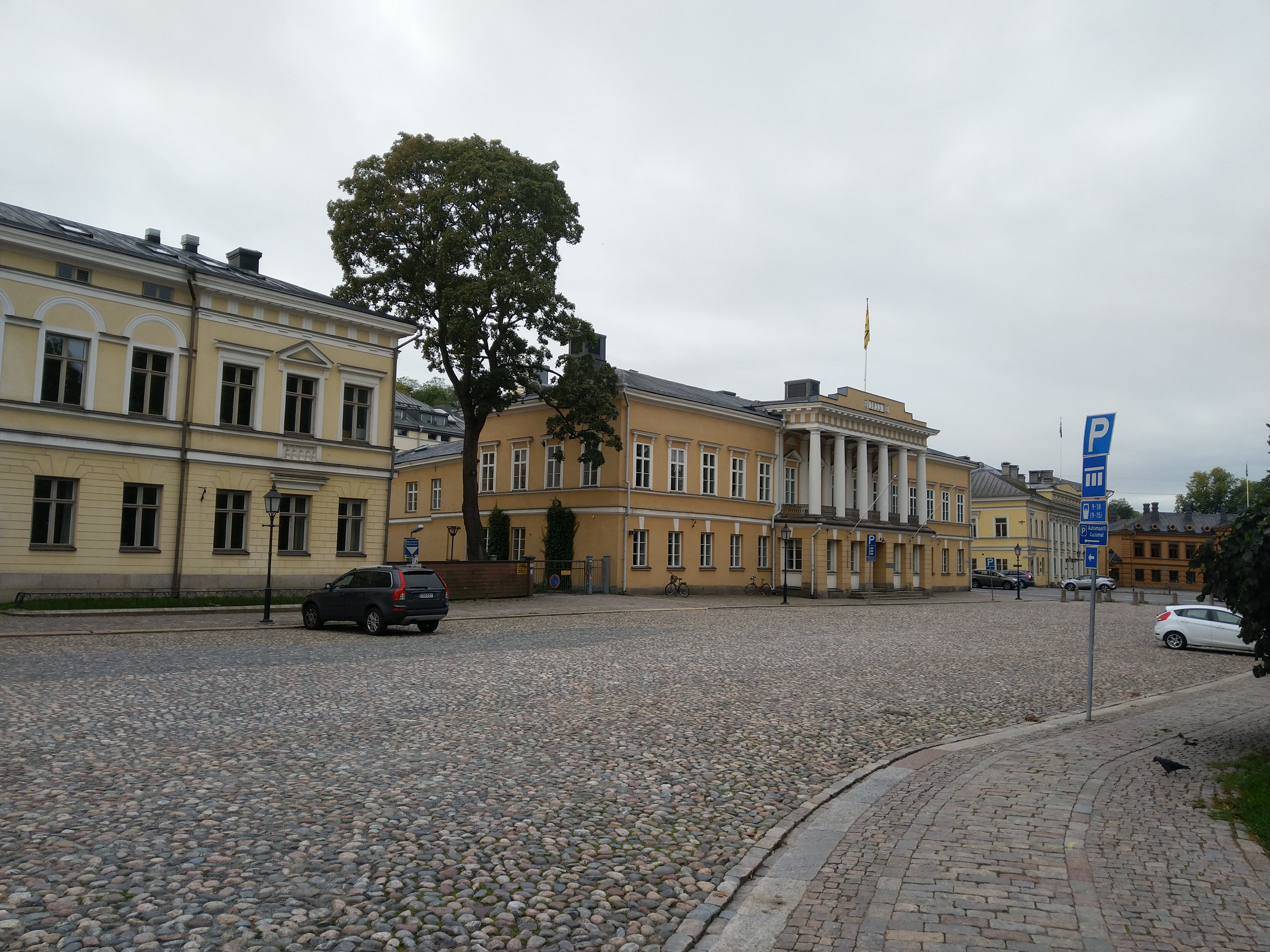 Market Academy (Åbo Akademi), postcard rephoto