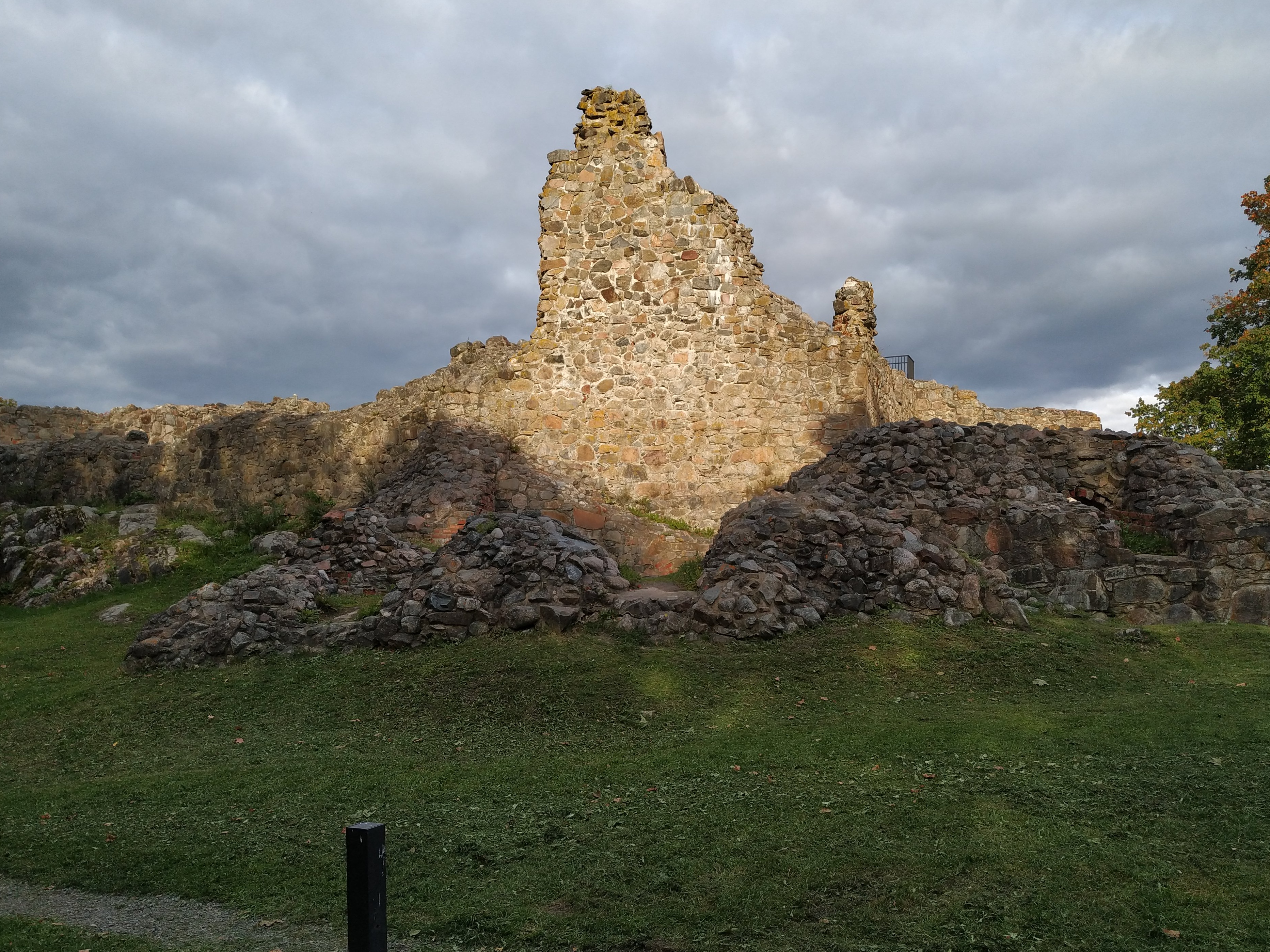 Ruins of the medieval Bishop’s Castle in Kuusisto, Kaarina rephoto