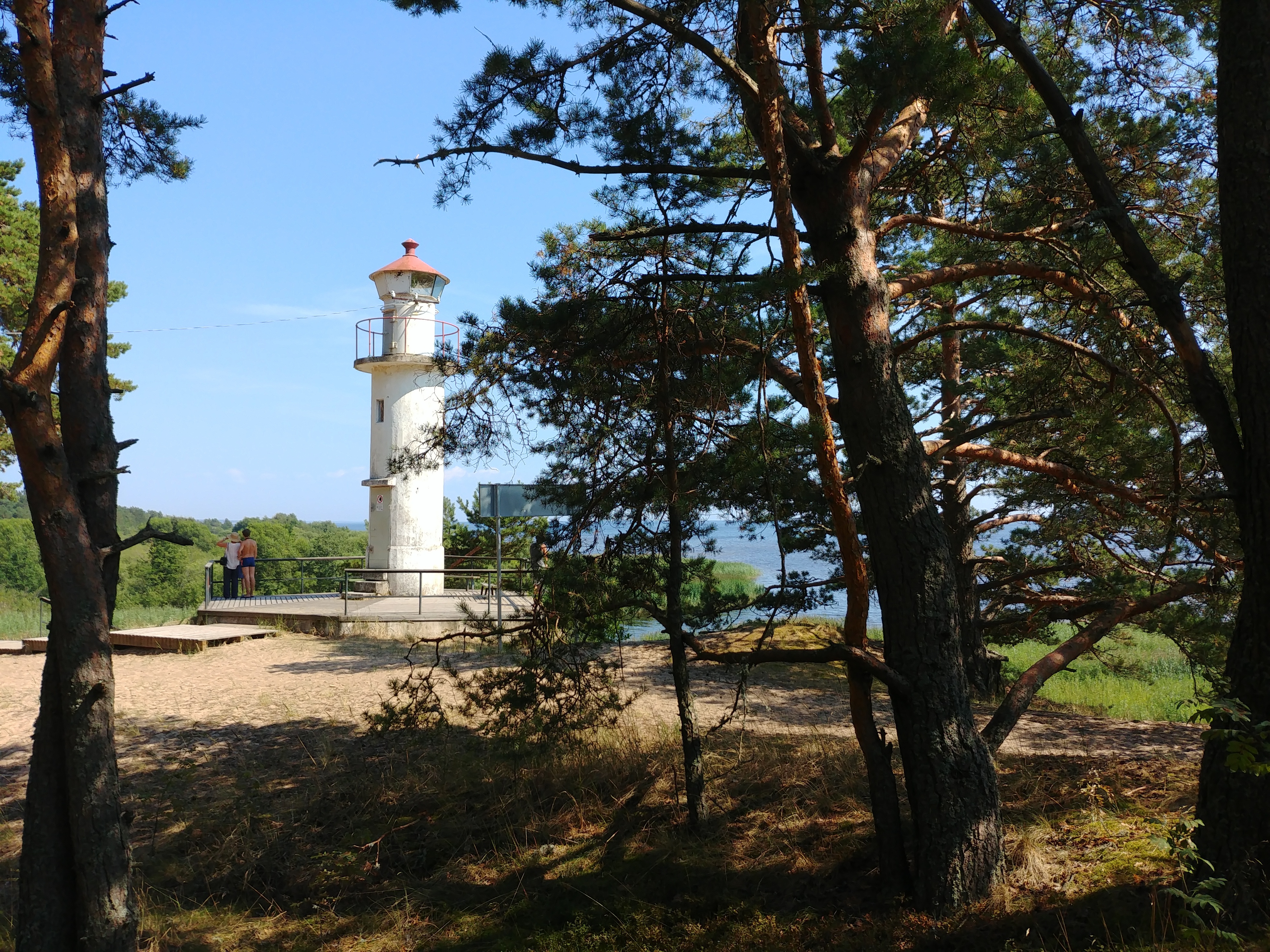 Vaade Rannapungerja tuletornile ning Peipsi järvele rephoto