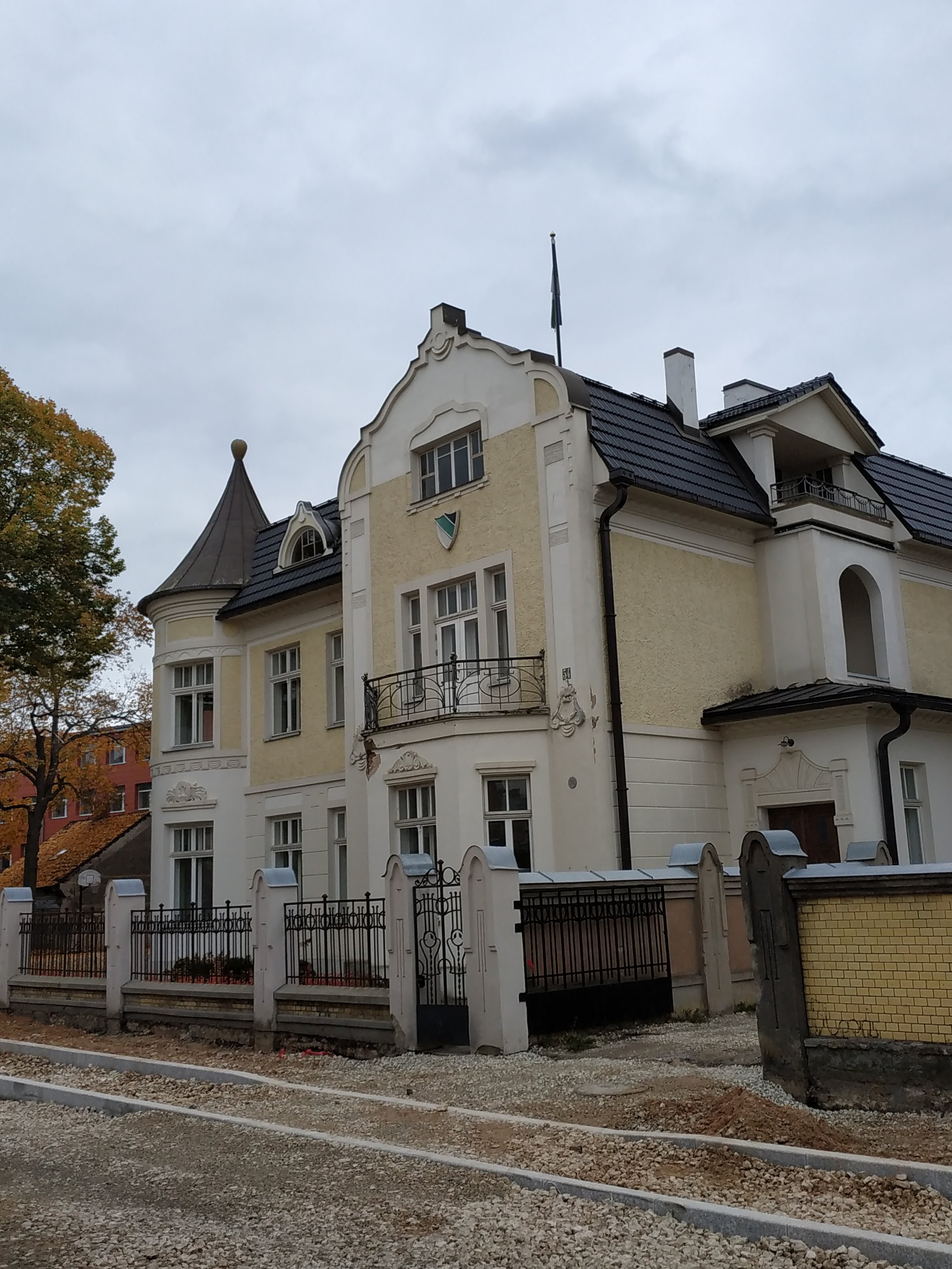 Tartu. Vanemuise tn building of the corporation "Fraternitas Estica". 54 rephoto