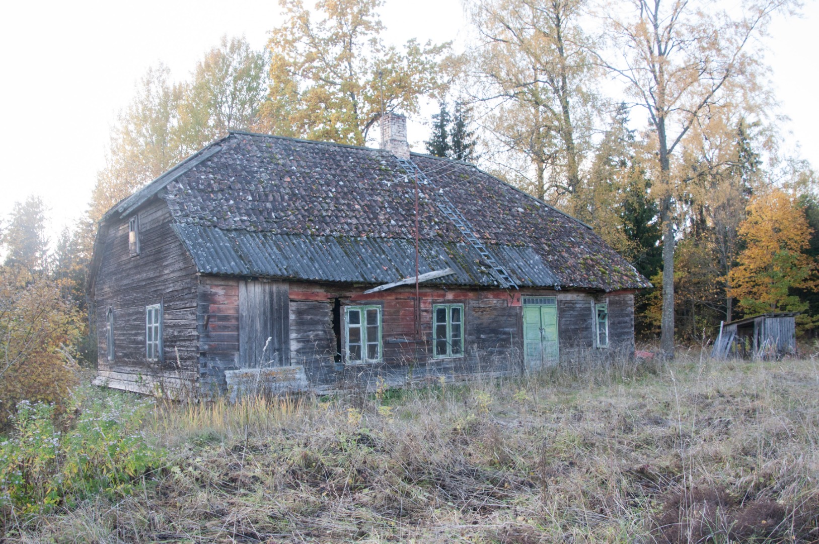 fotonegatiiv, Viljandi khk, Tusti koolimaja, 1928 foto J.Riet rephoto