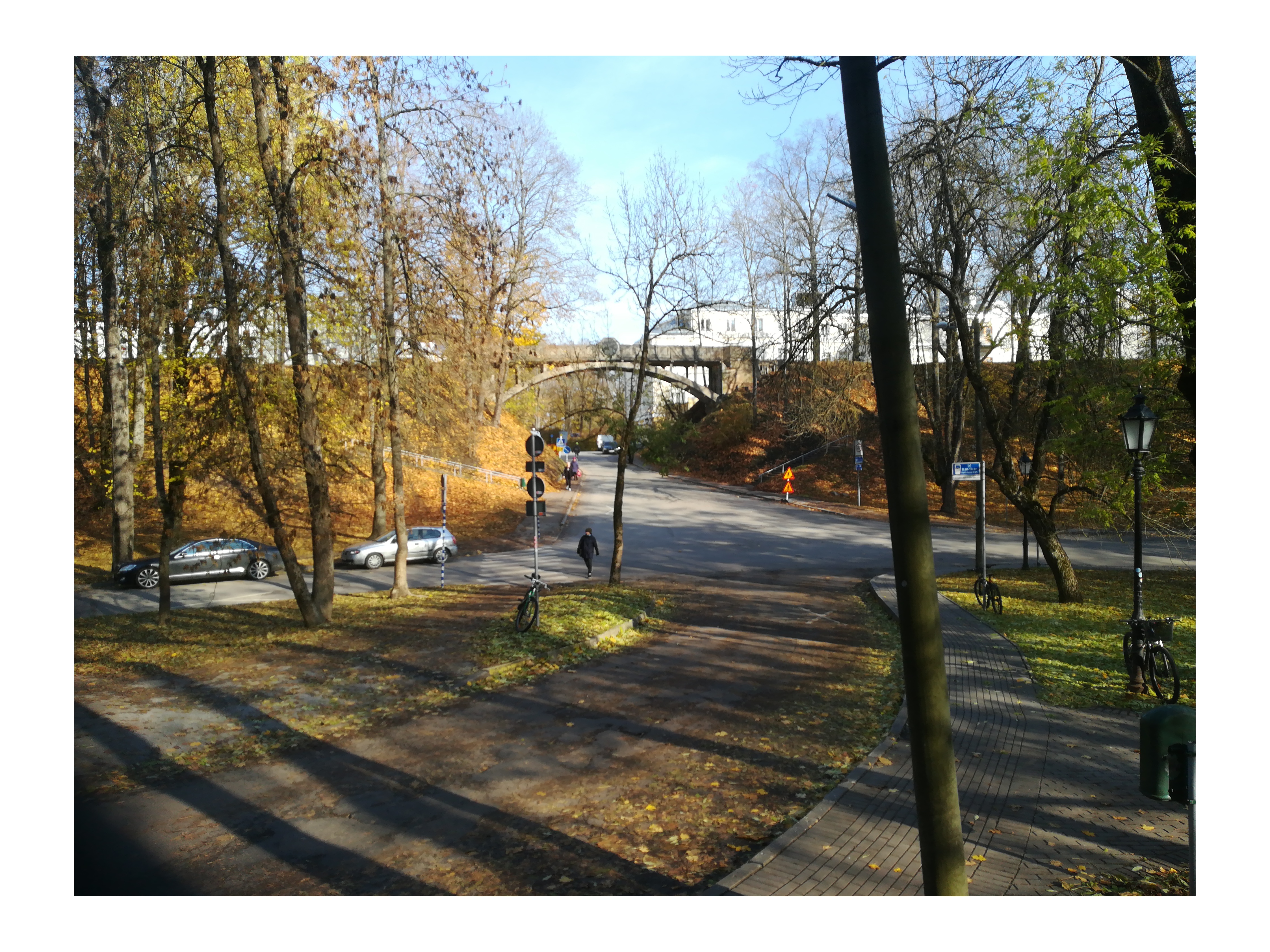 Tartu, bridge on Toomemägi, Aleksandro Primo Festive Opening rephoto