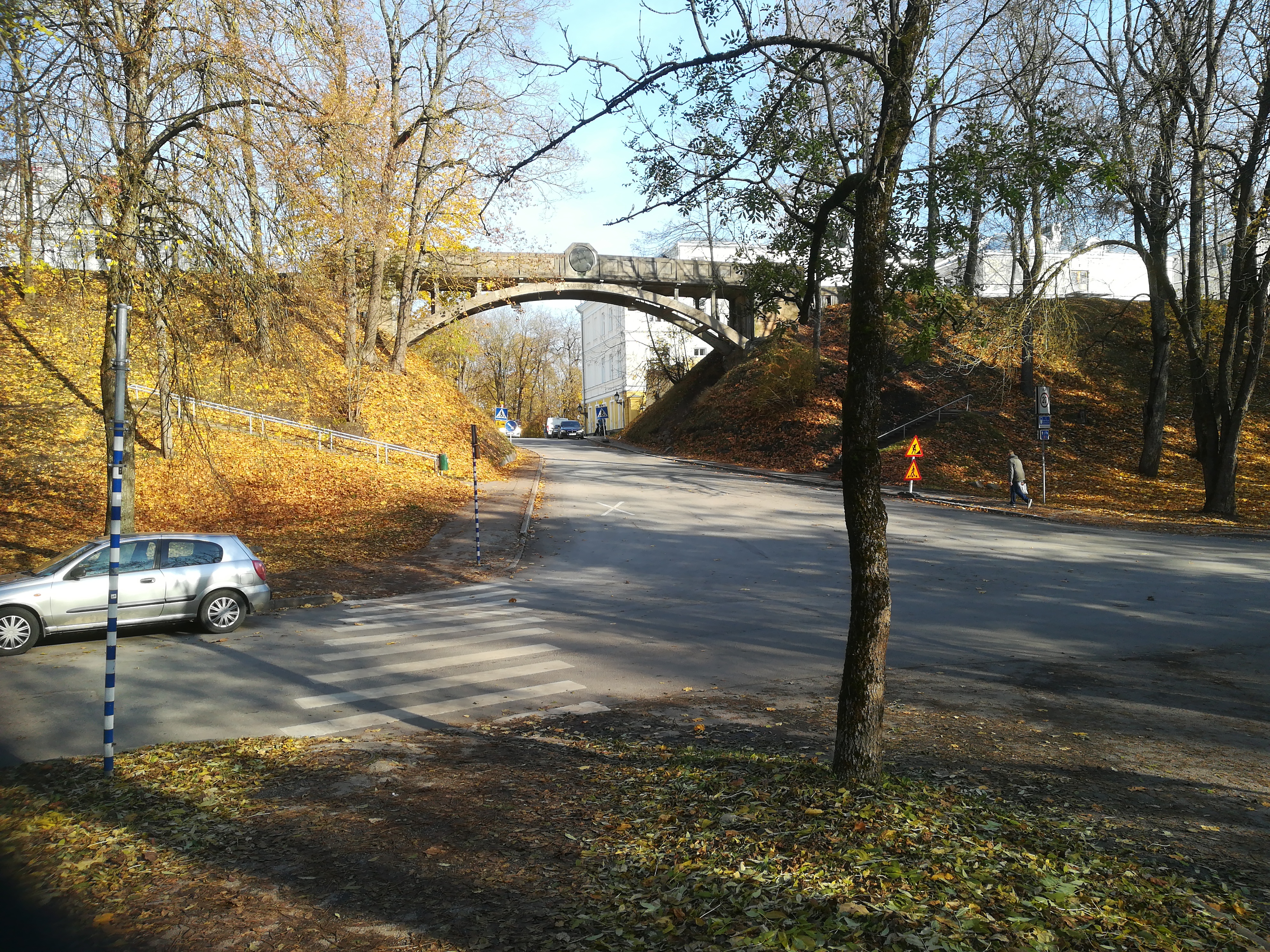 Tartu, bridge on Toomemägi, Aleksandro Primo Festive Opening rephoto