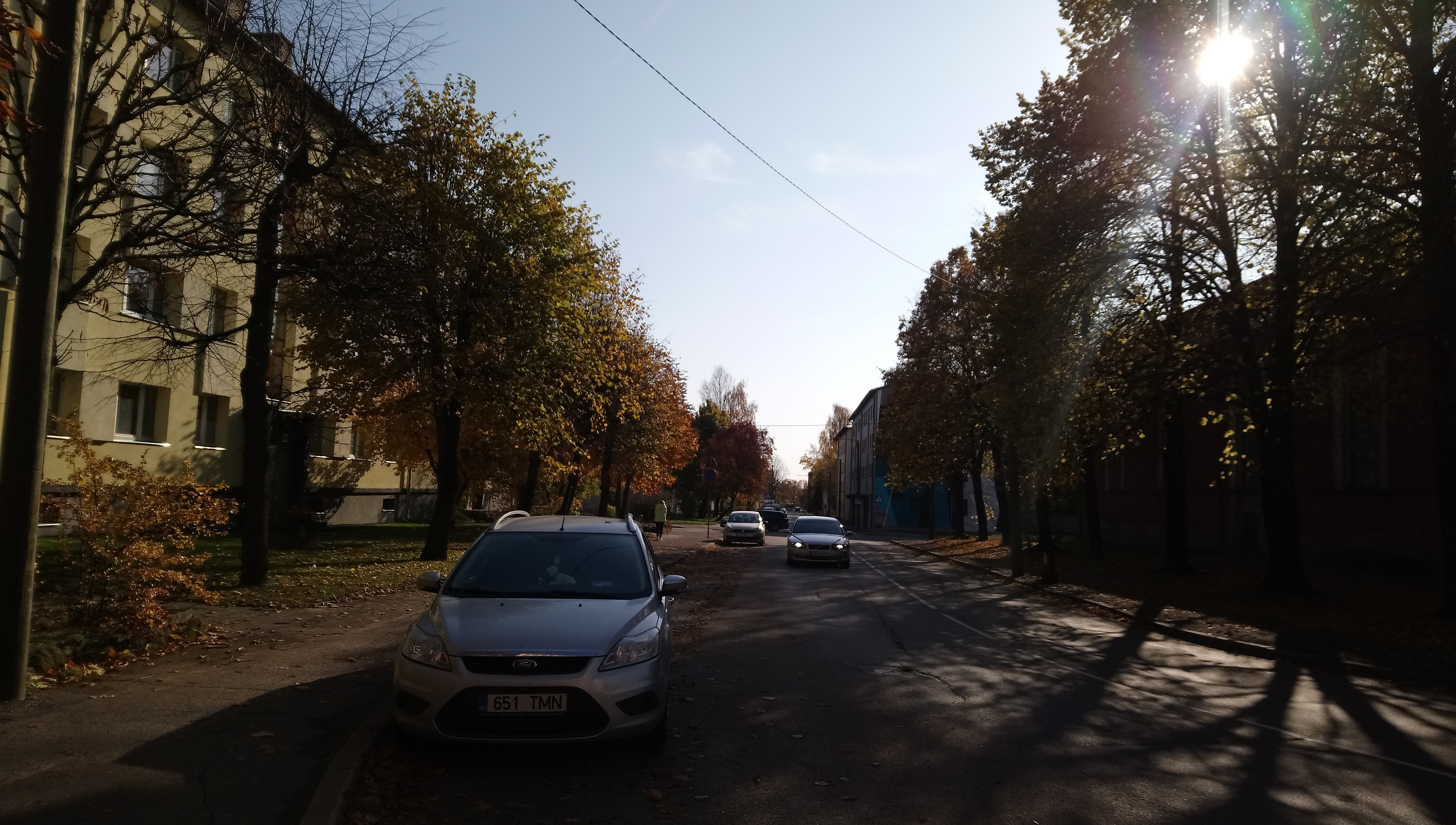 General Põdra Street (Pepler t): view from the Mary Church (best) towards Riga t. Tartu, 1920-1930. Photo e. Selleke. rephoto