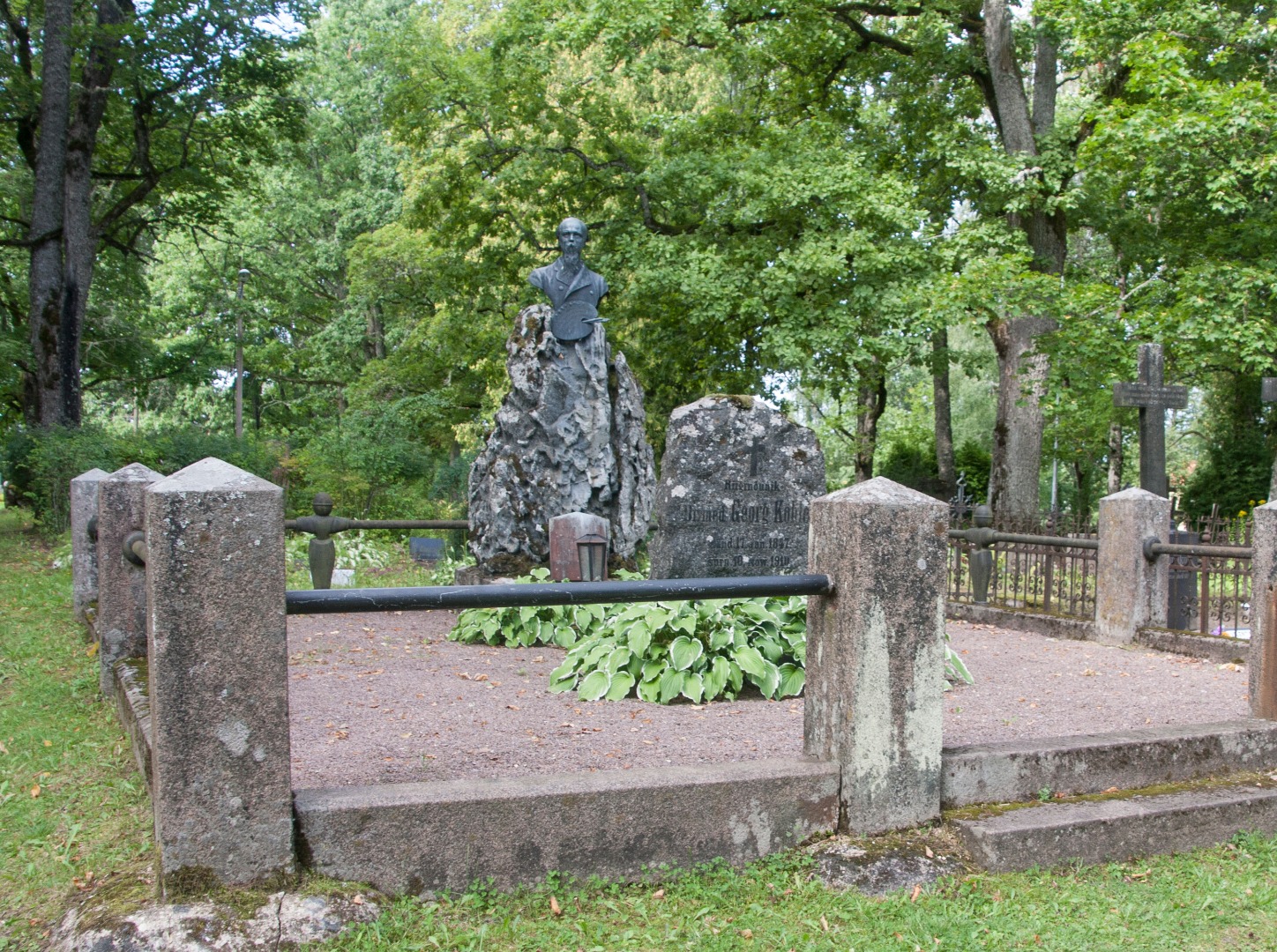 Köler, Johann, grave at the Great-Jaani cemetery rephoto