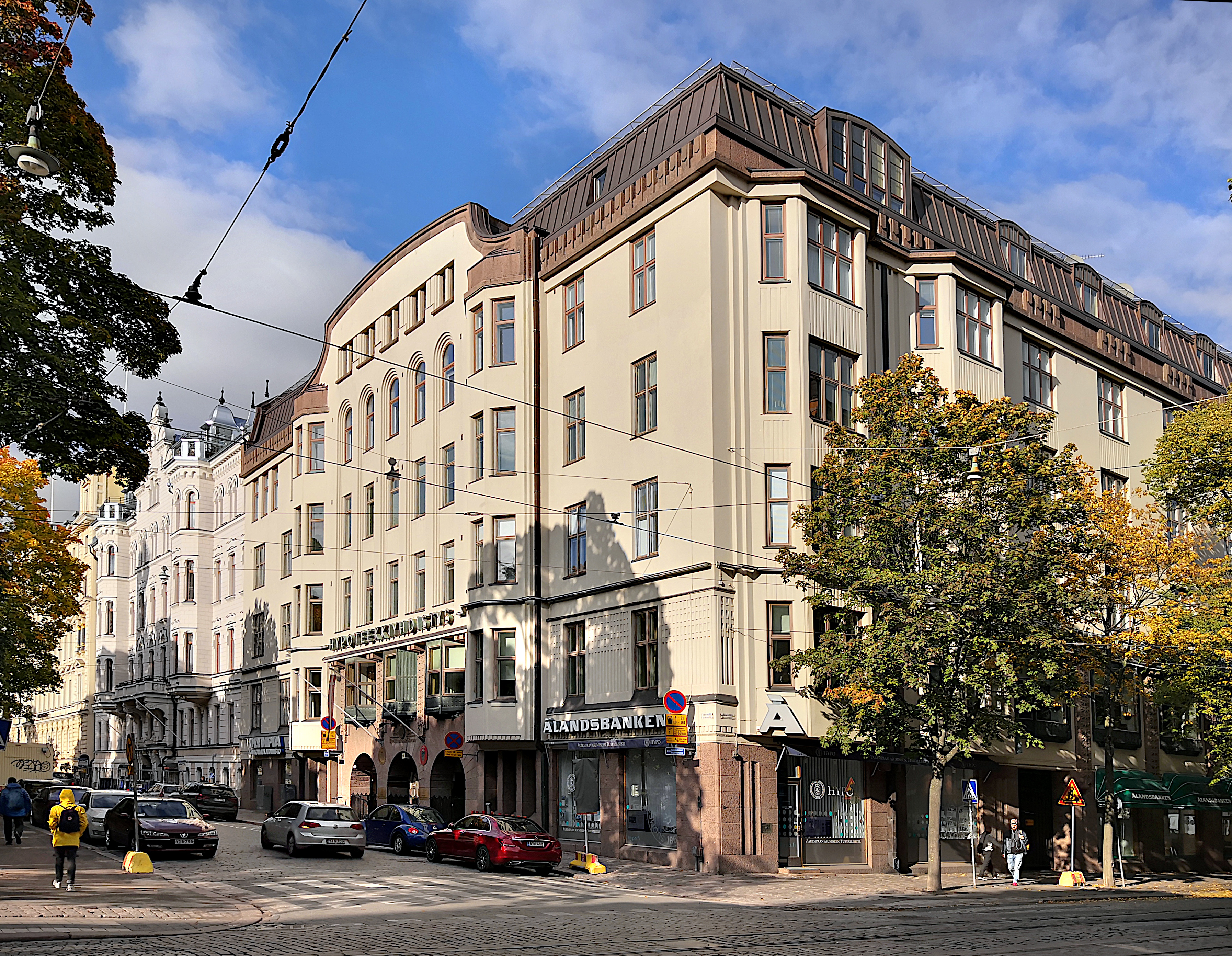 Bulevardi 3.  Yrjönkatu 9, 11, 13. rephoto